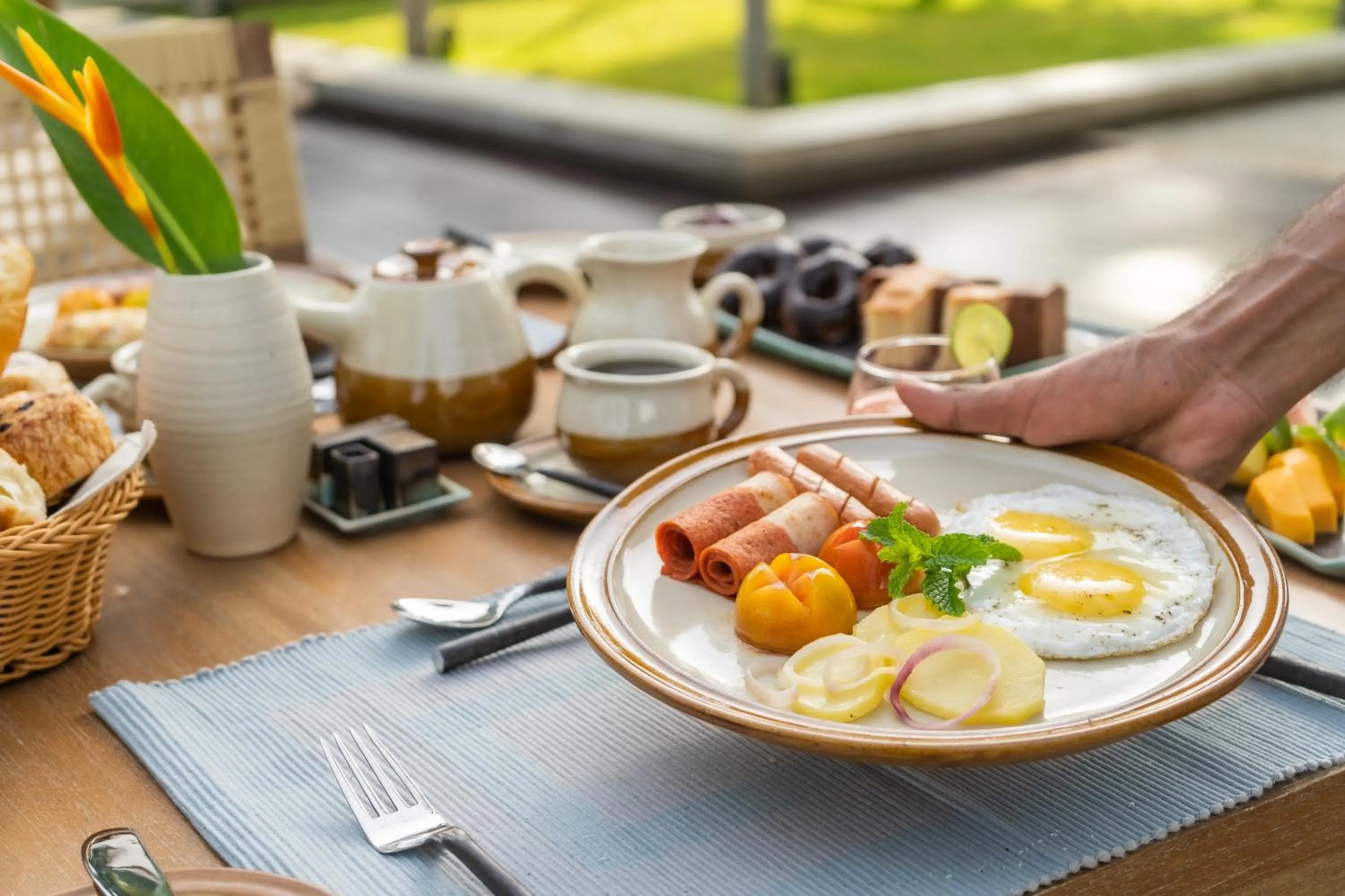 Breakfast in Koddu Kalpitiya