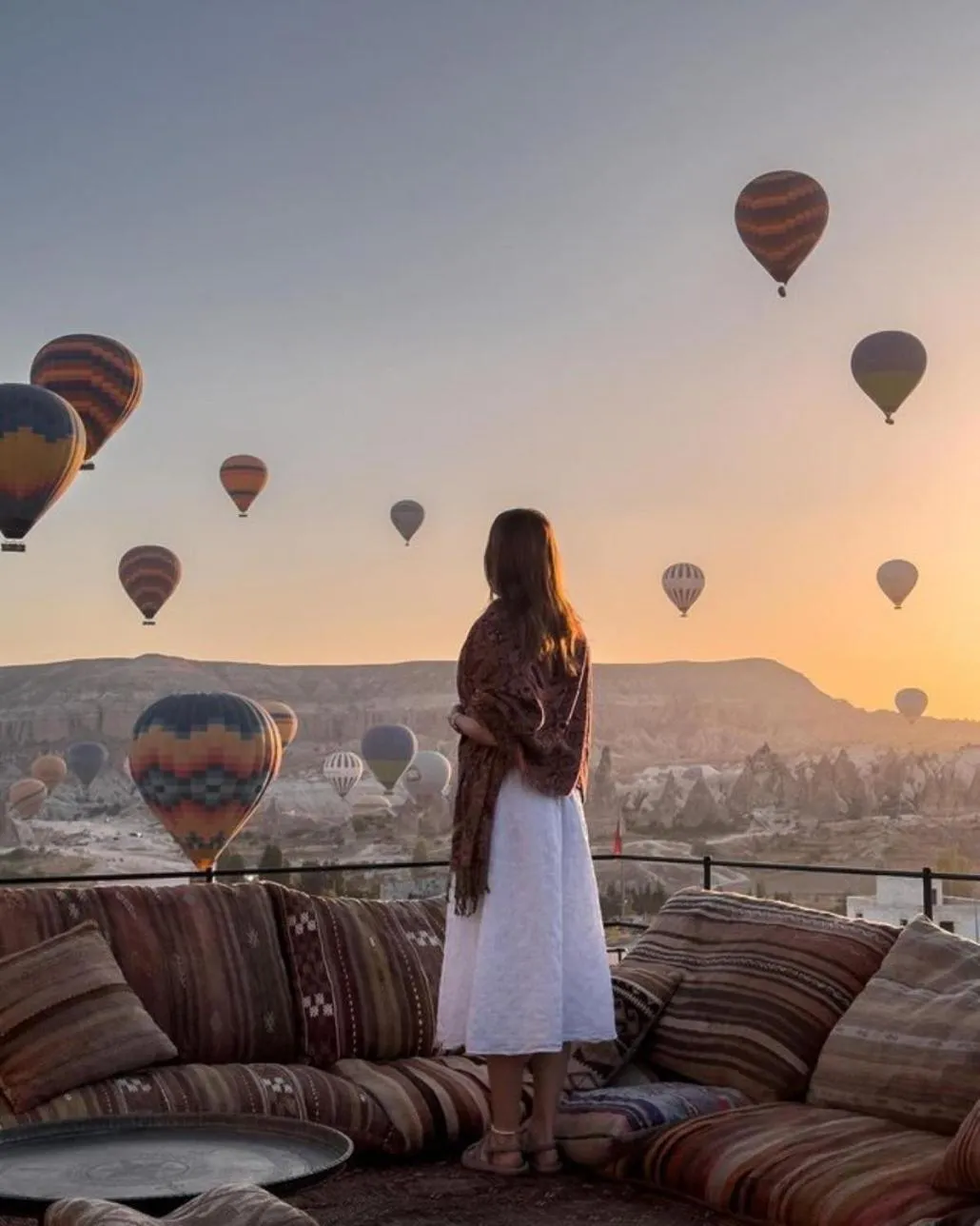 Balcony/Terrace in Perla Cappadocia