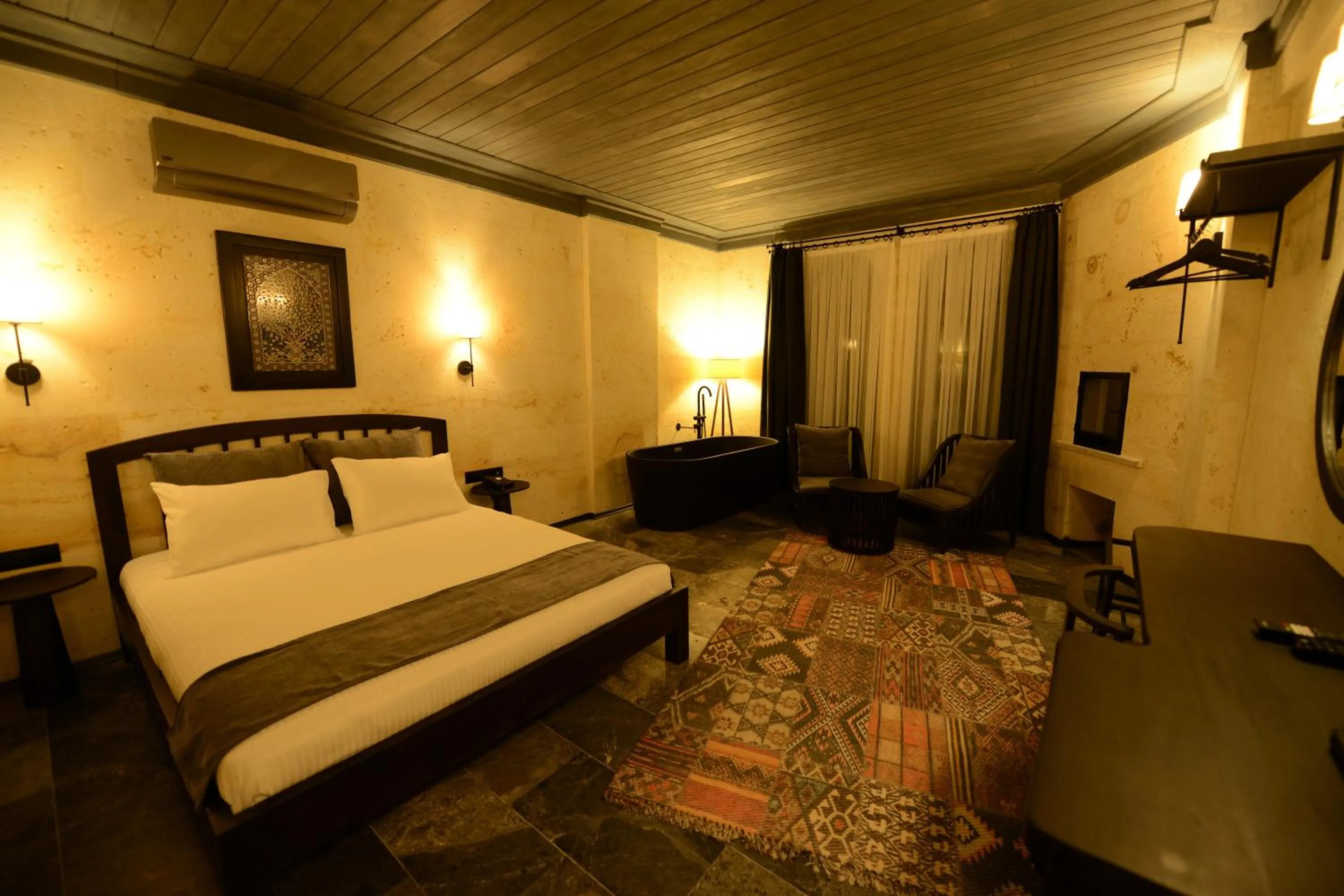 Bed in Perla Cappadocia