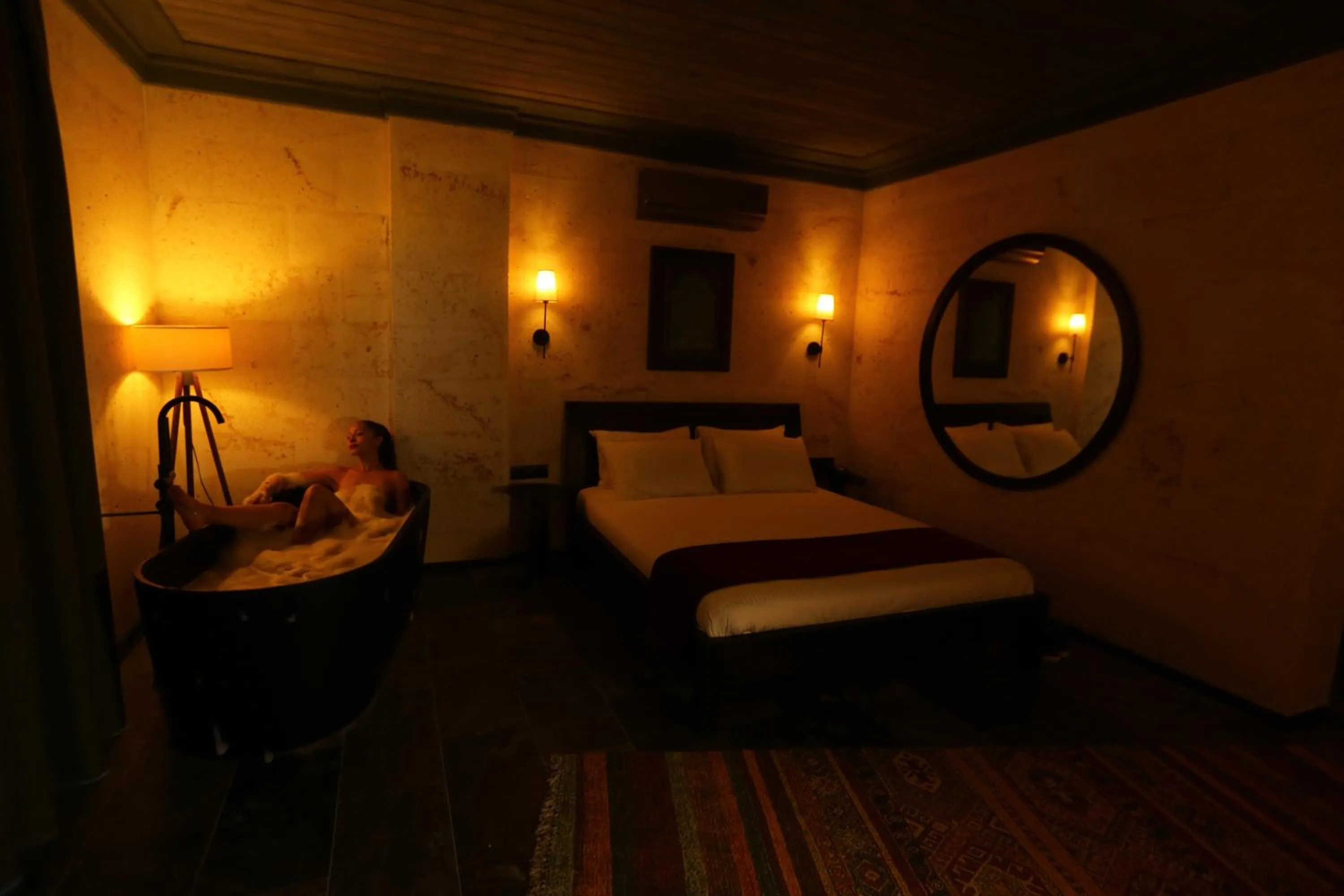 Night, Bed in Perla Cappadocia