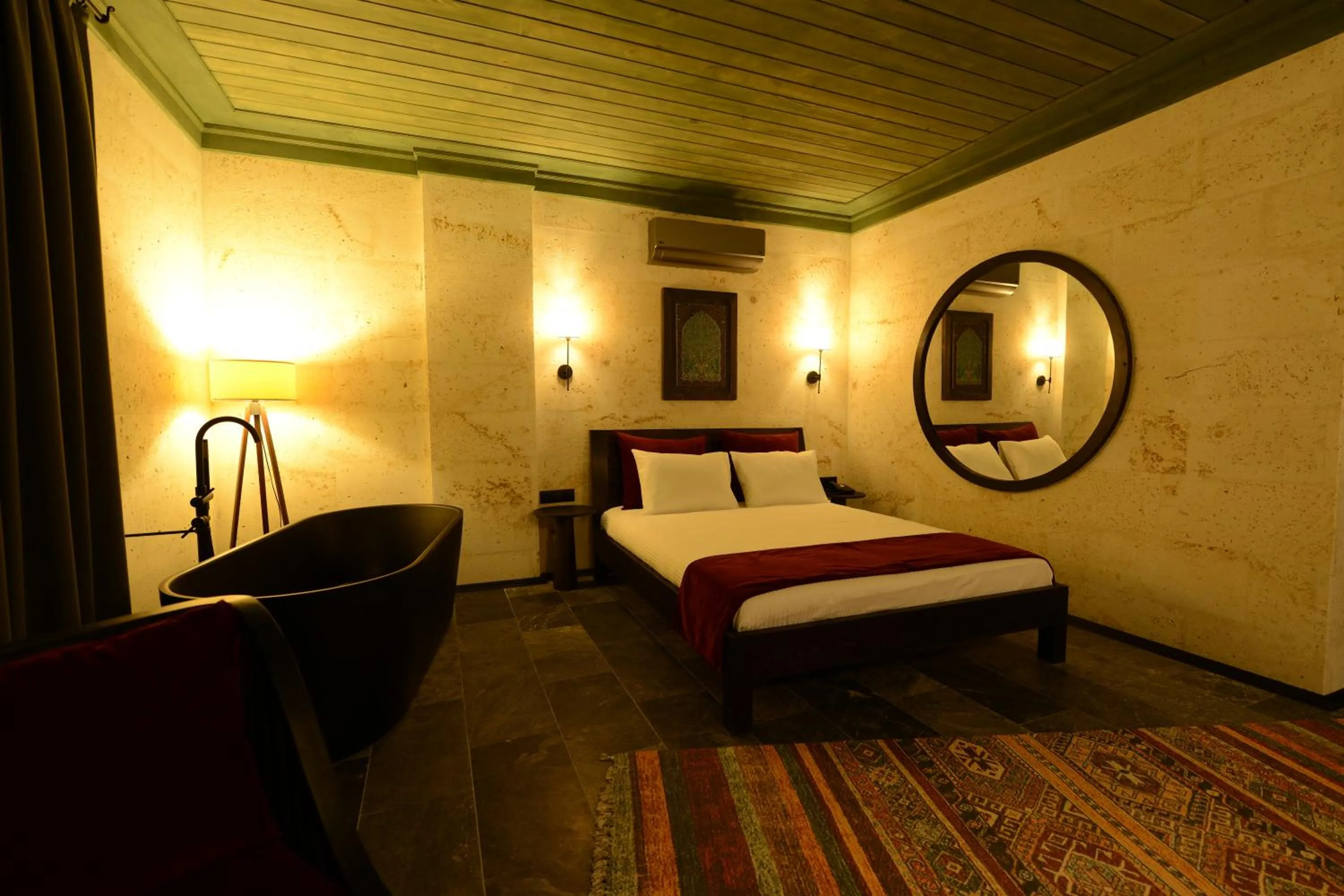 Bed in Perla Cappadocia