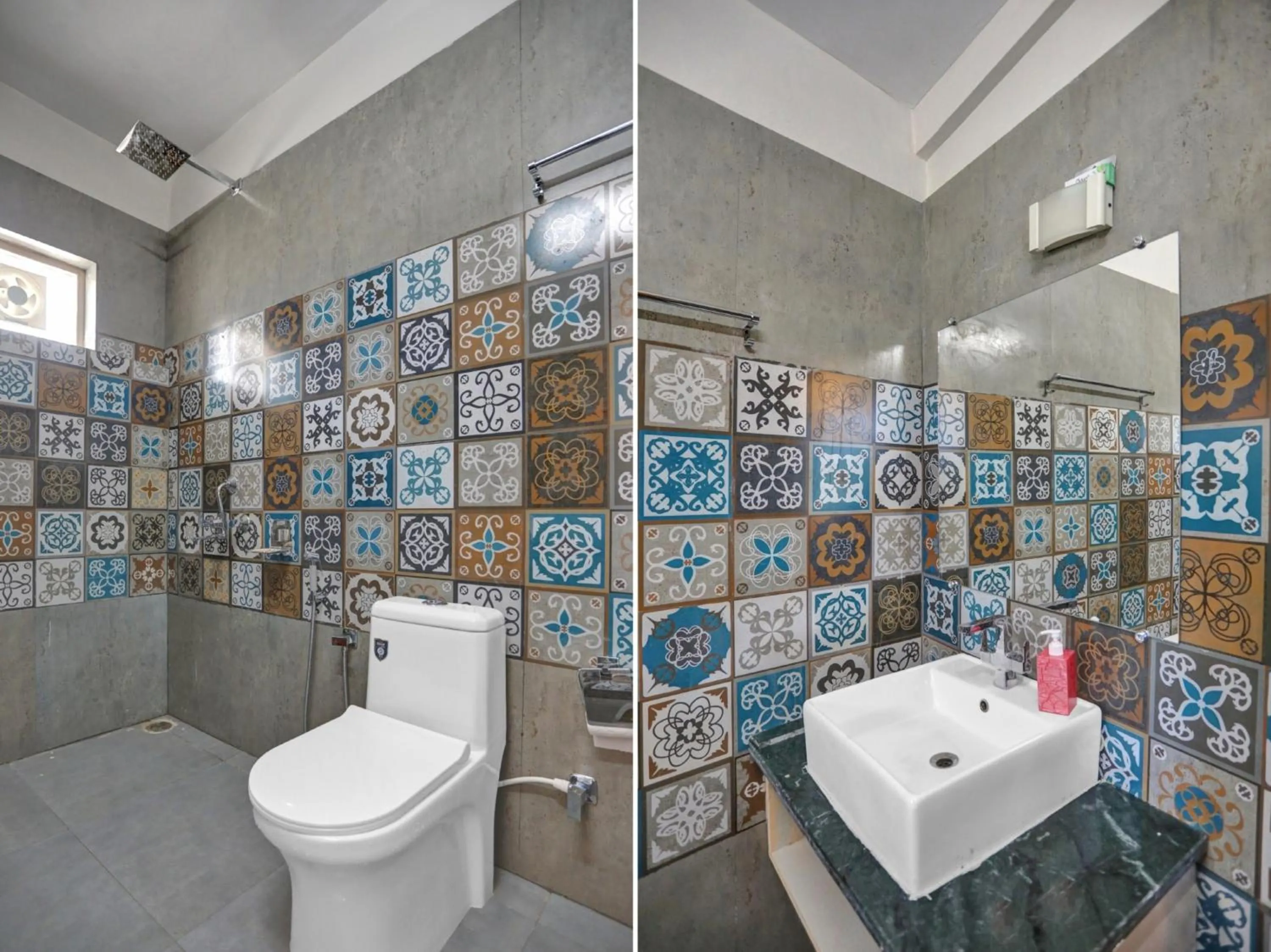 Bathroom in Hotel O Mystical Home Stay