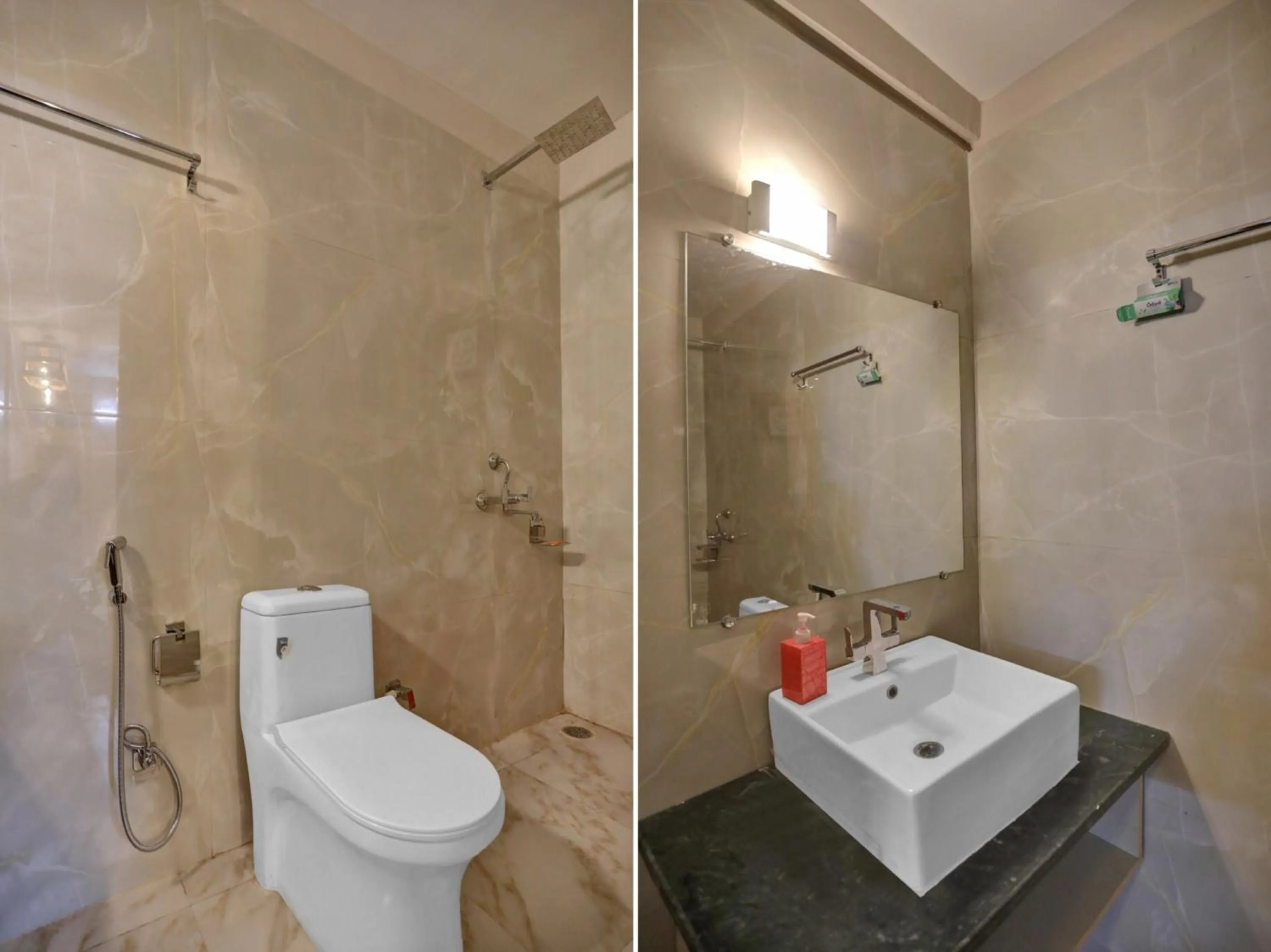 Bathroom in Hotel O Mystical Home Stay