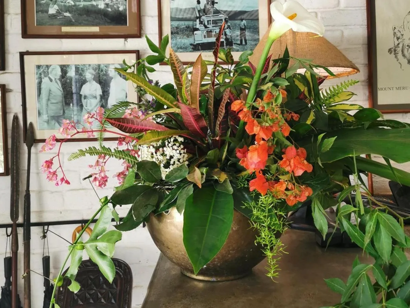 Decorative detail in Mount Meru Game Lodge