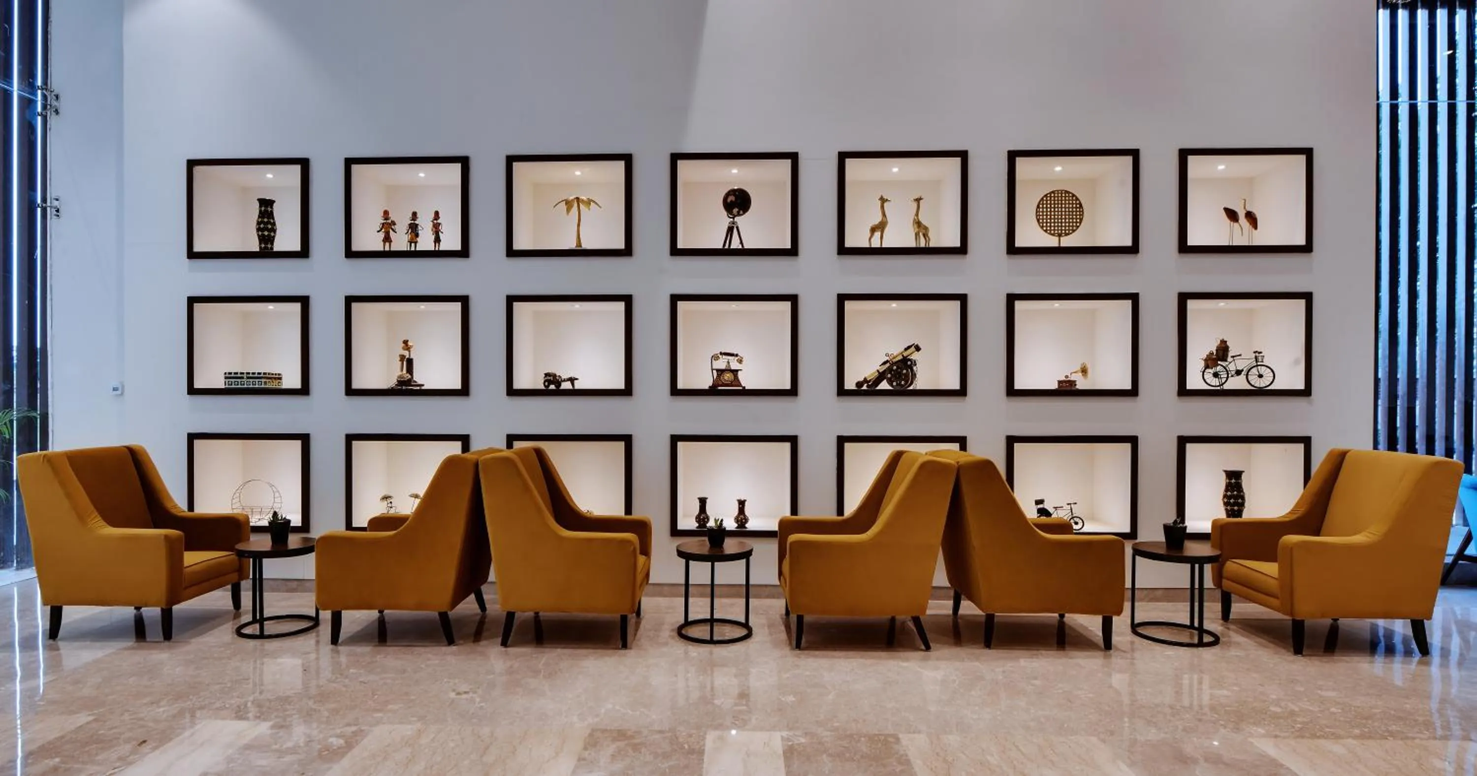 Seating area in The Fern AN Ecotel Hotel, Alwar Sariska