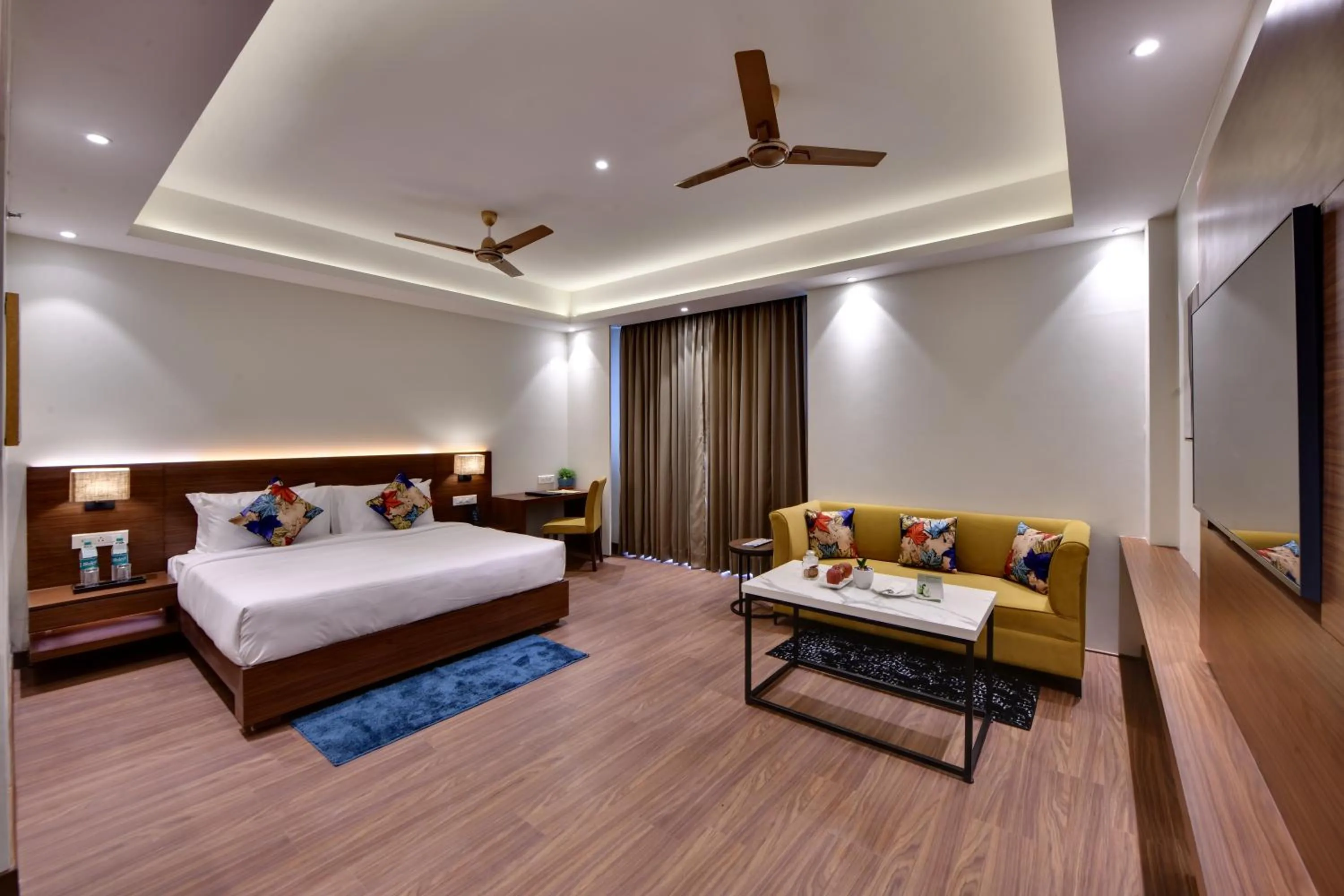 Bedroom, Bed in The Fern AN Ecotel Hotel, Alwar Sariska