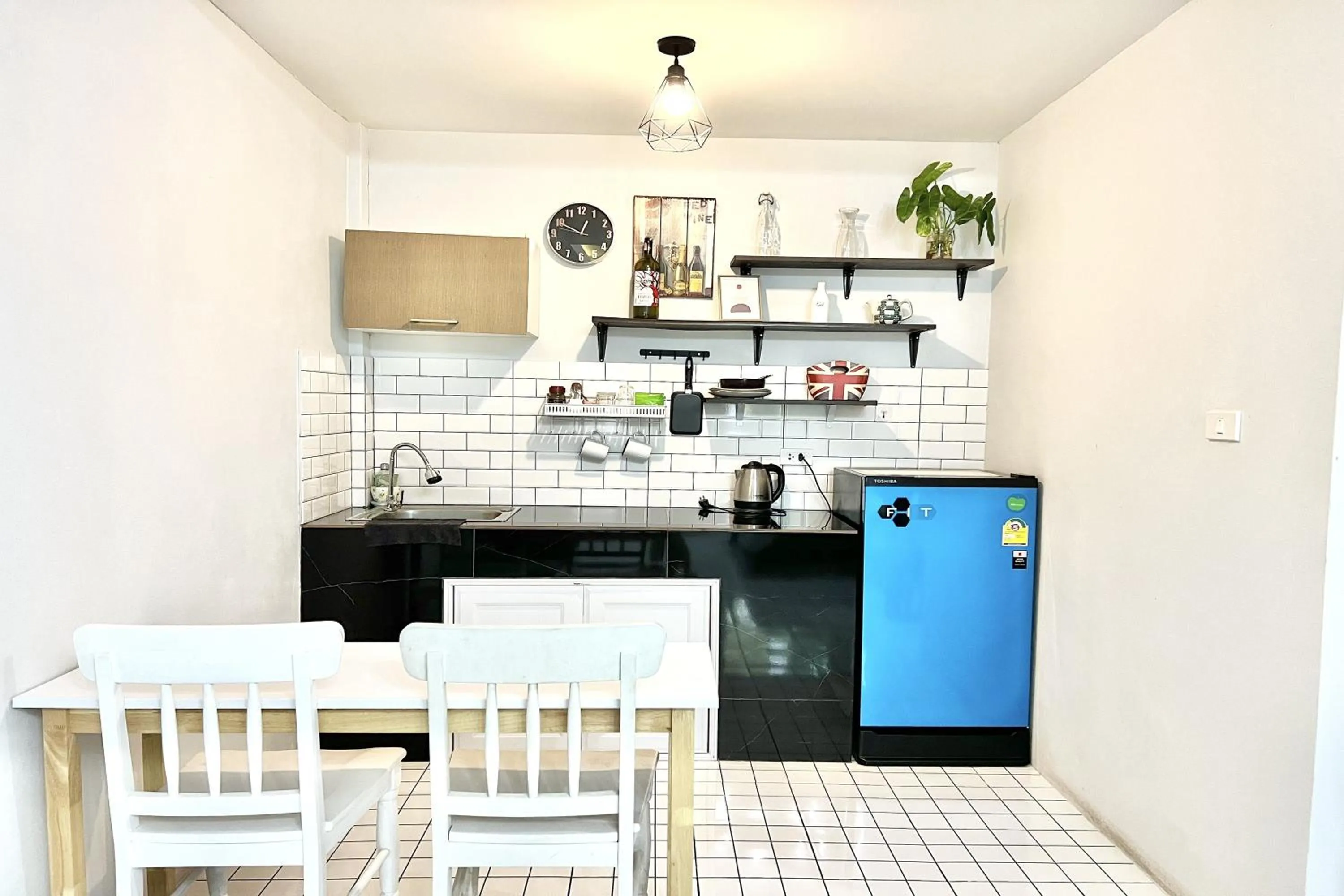 Kitchen or kitchenette in Bann Kam B&B