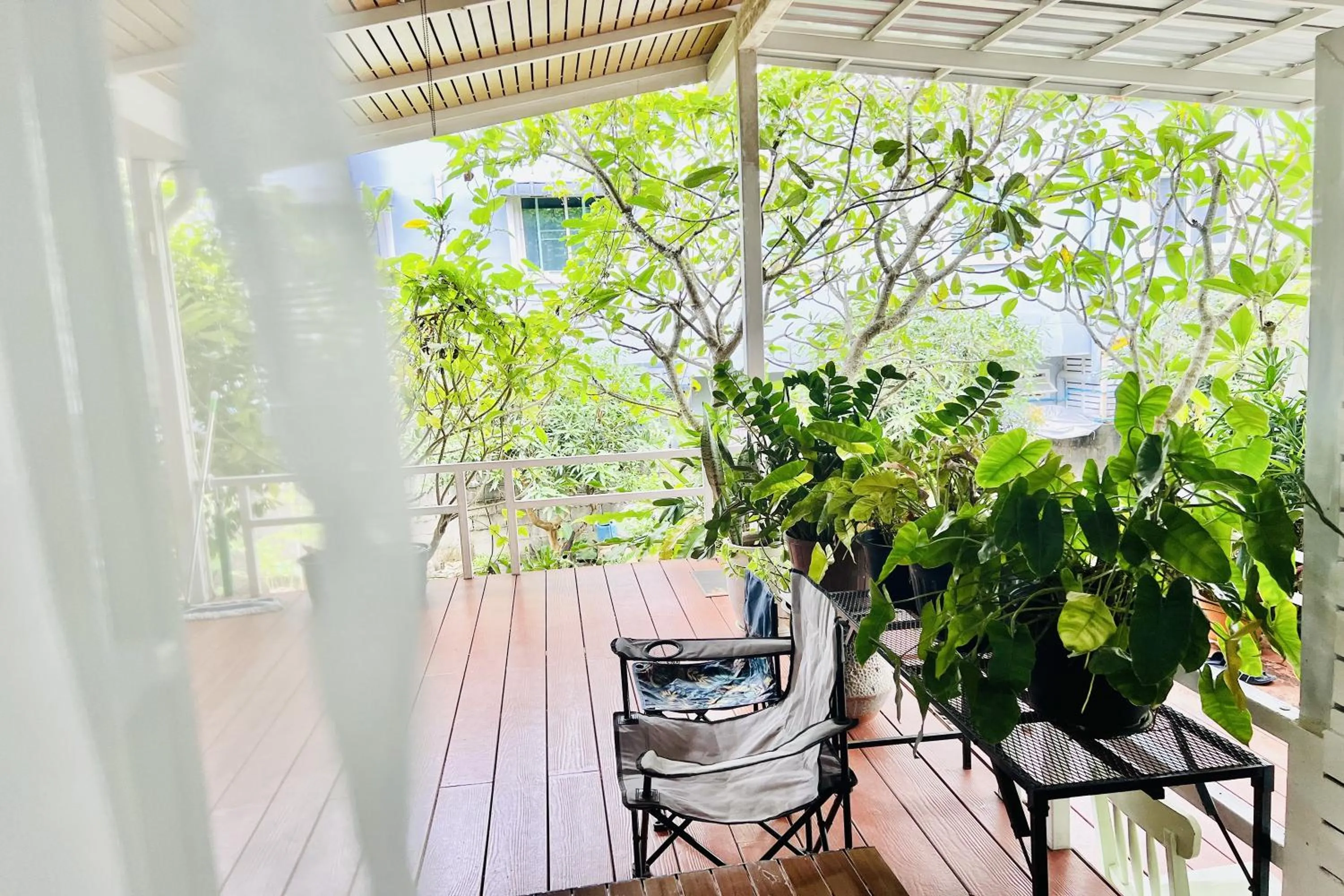 Balcony/Terrace in Bann Kam B&B