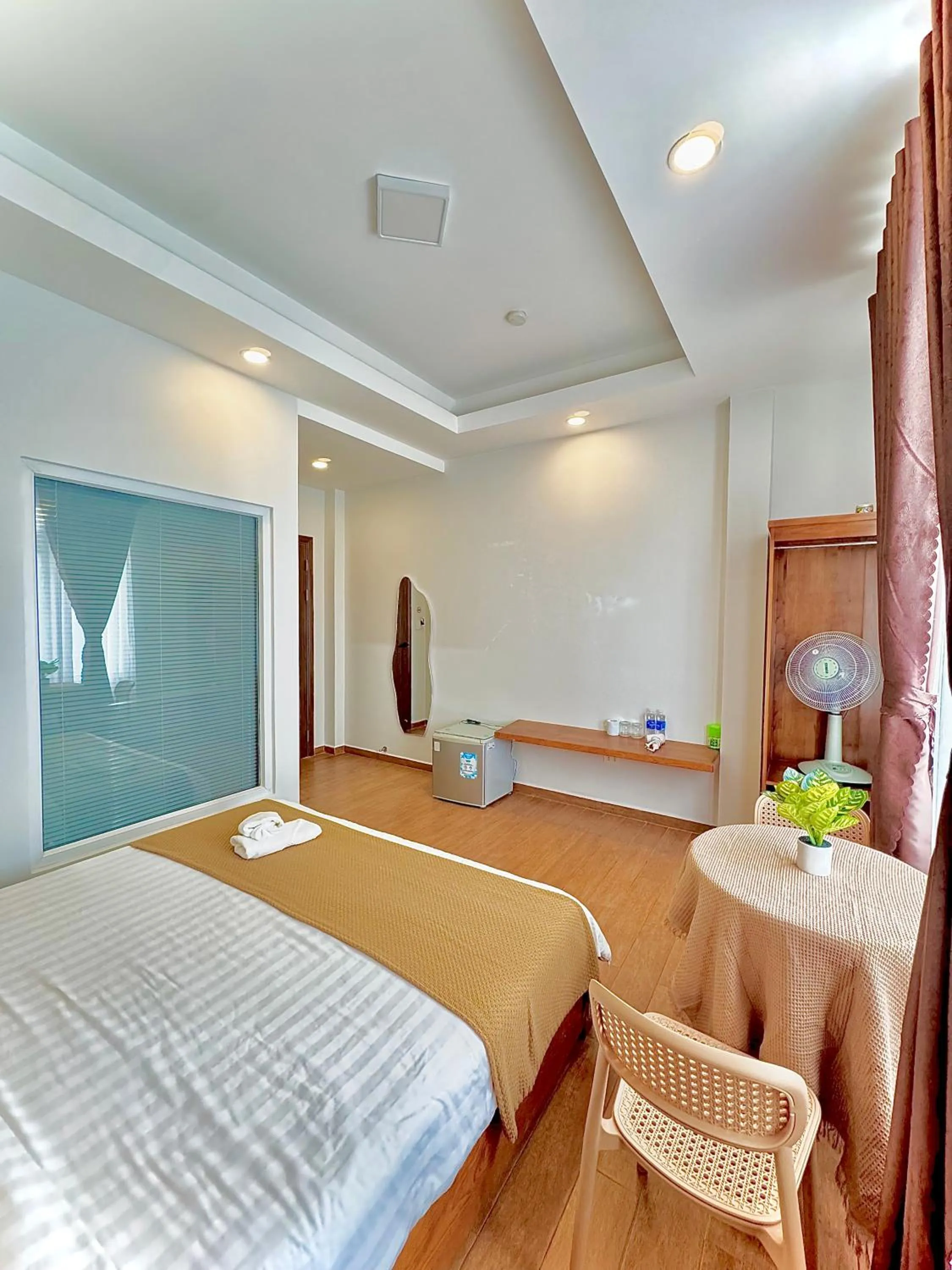 Bed in Quang Minh Dalat Hotel