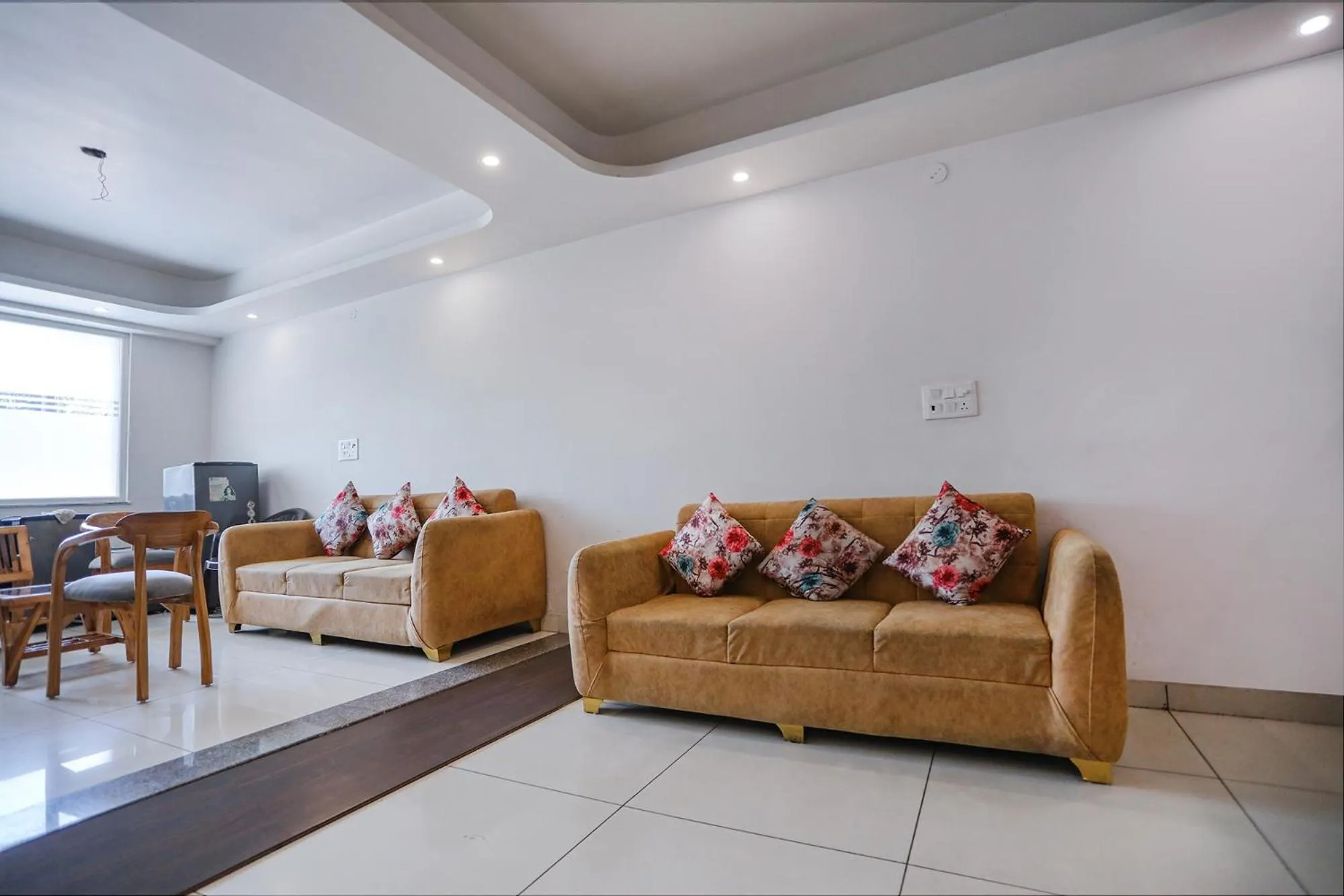 Seating area in FabHotel Well Stay