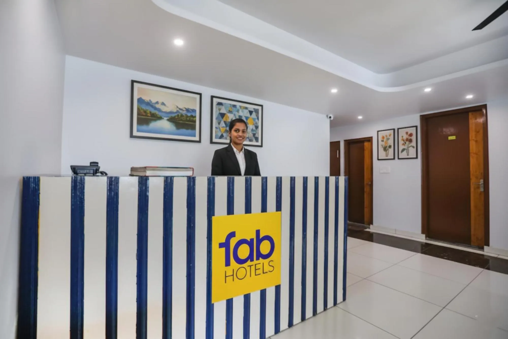 Lobby or reception in FabHotel Well Stay