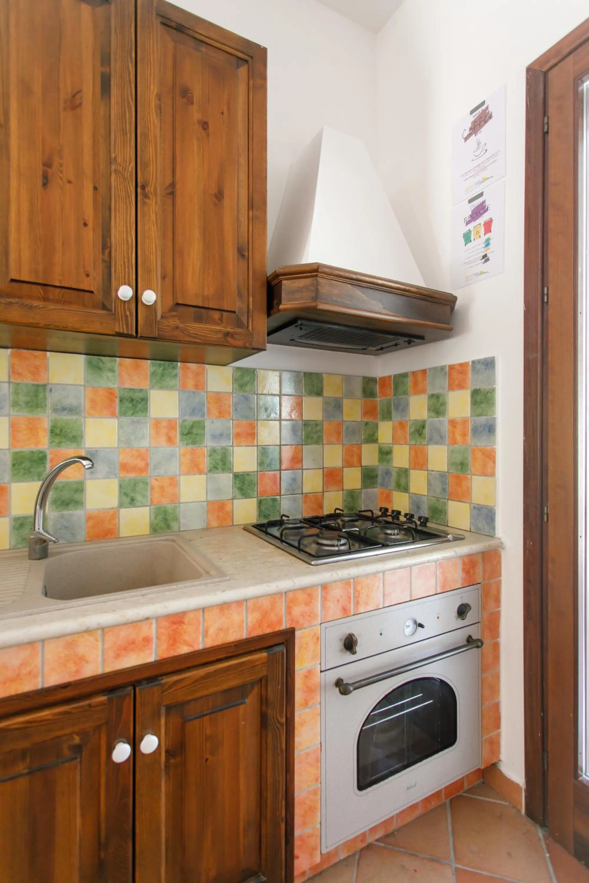 kitchen in SanVitoTour- Residence Il Baglio