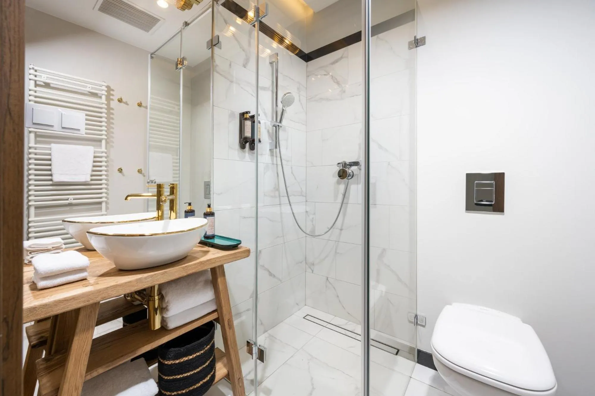 Shower in Sava Boutique Hotel