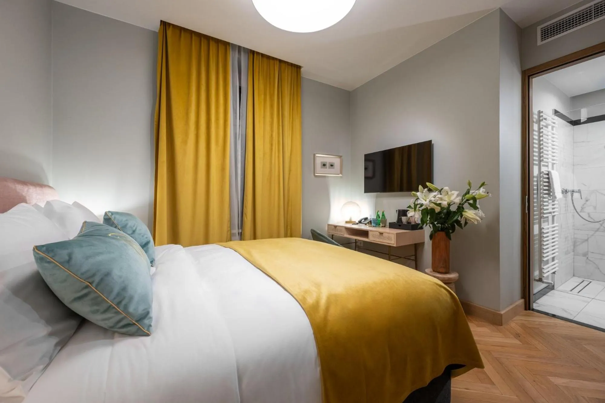 Bed in Sava Boutique Hotel