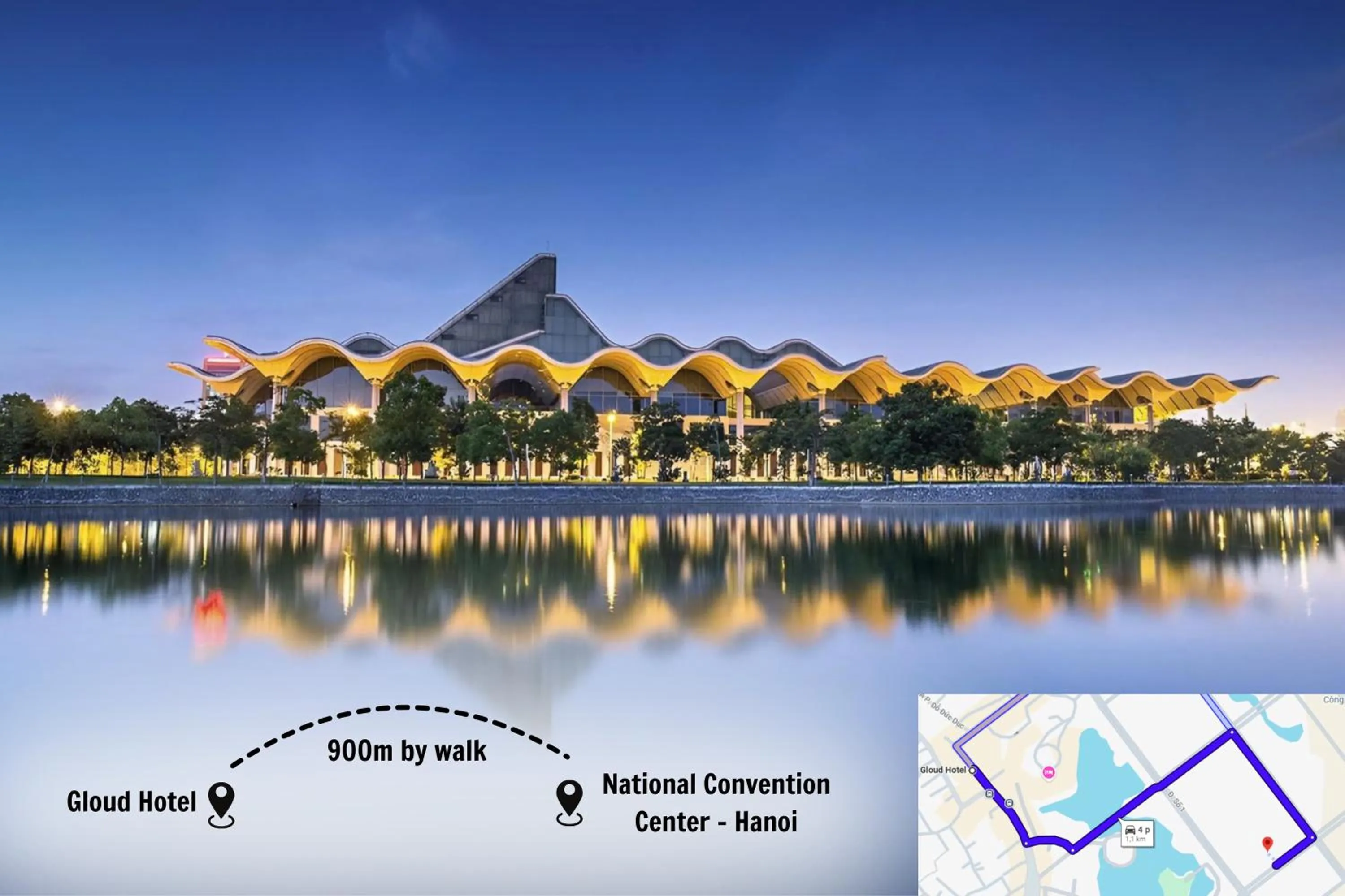 Nearby landmark in Gloud Hotel