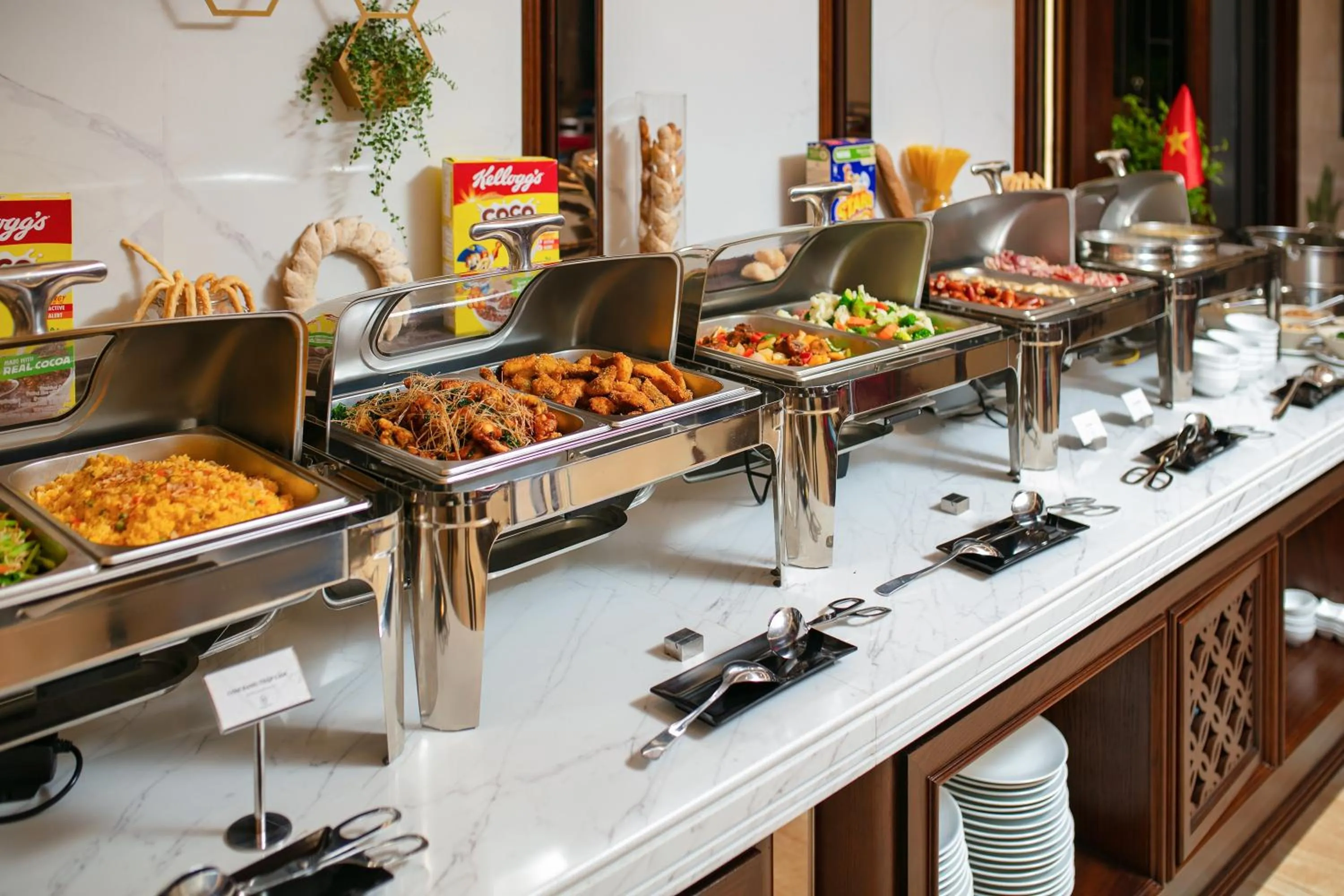 Buffet breakfast in Gloud Hotel