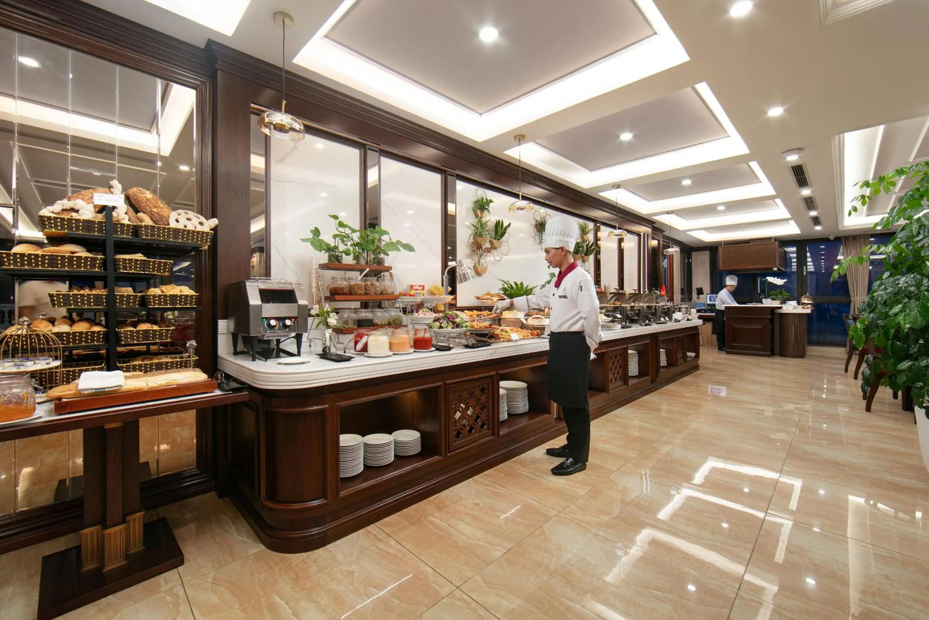 Buffet breakfast in Gloud Hotel