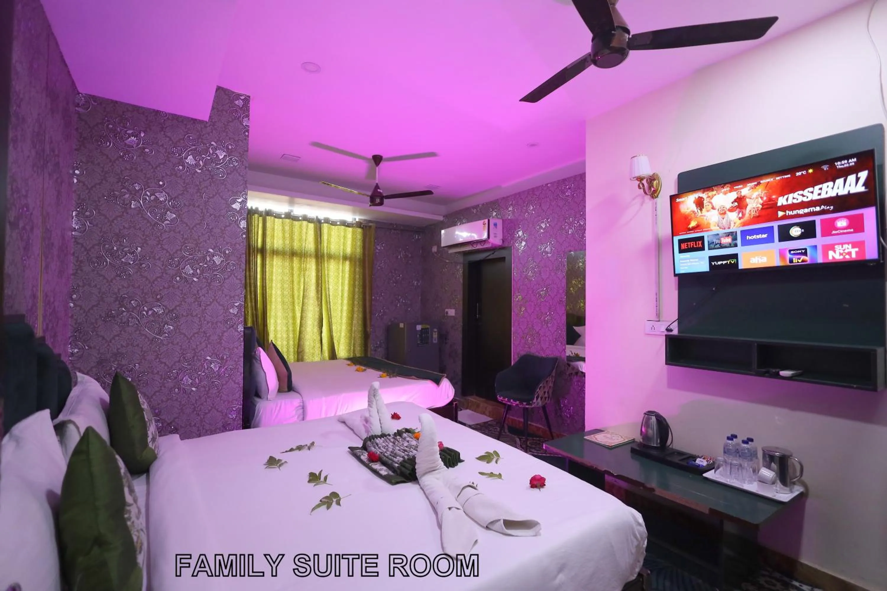 Bed in Tulsi Garden- Near Prem Mandir Vrindavan