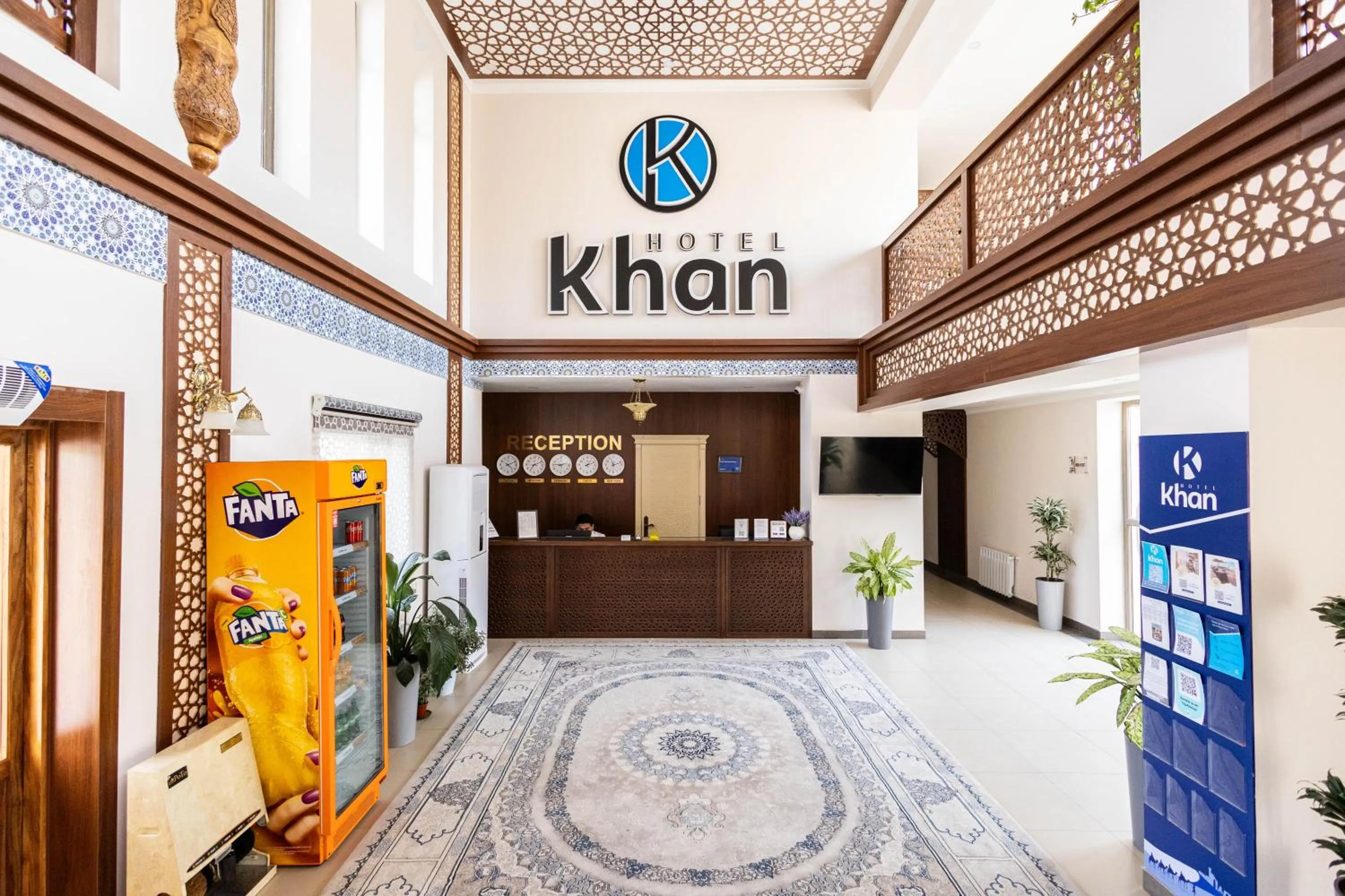 Property logo or sign in Khan Hotel Samarkand