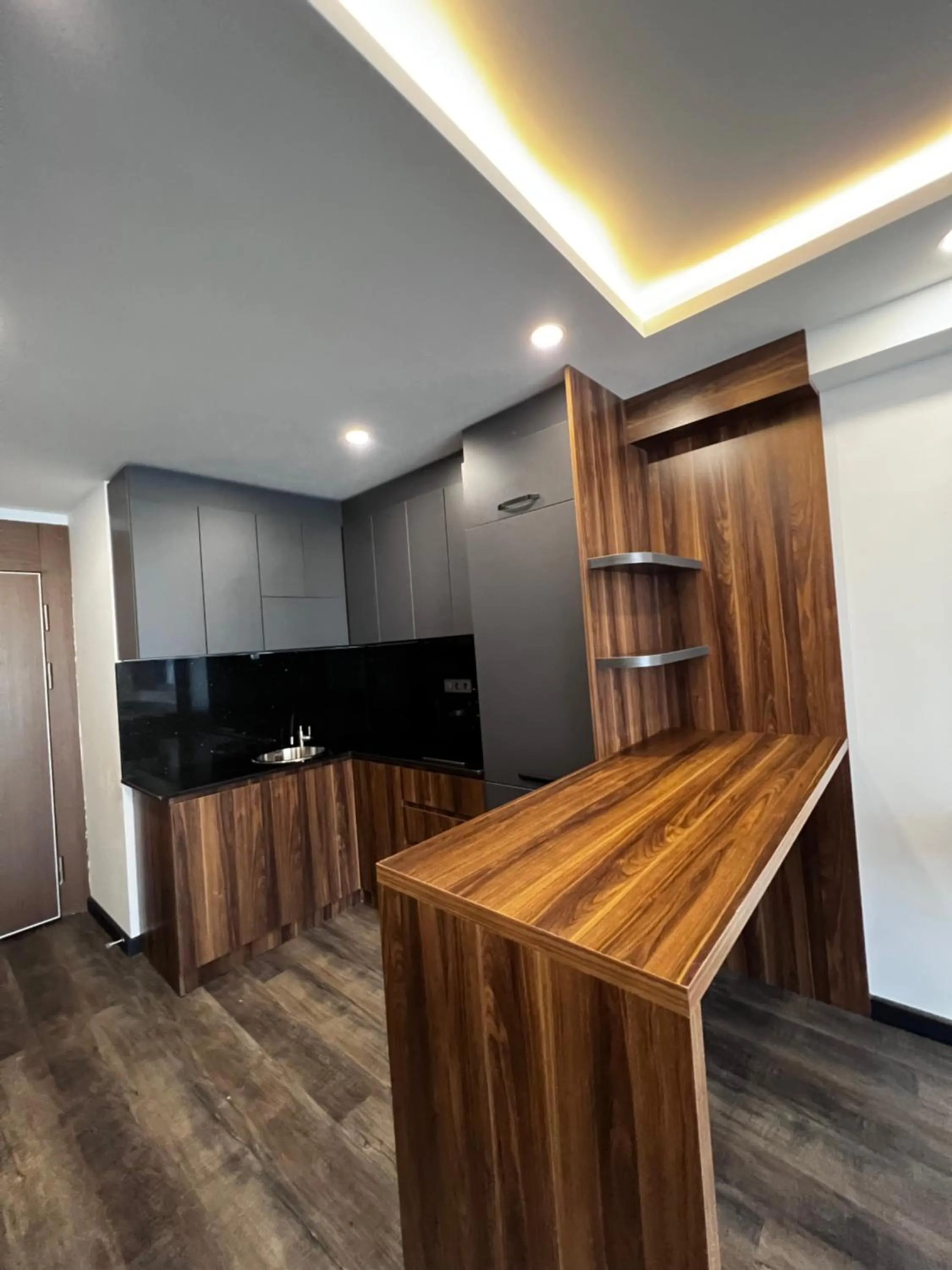 kitchen in Batumi View Luxury