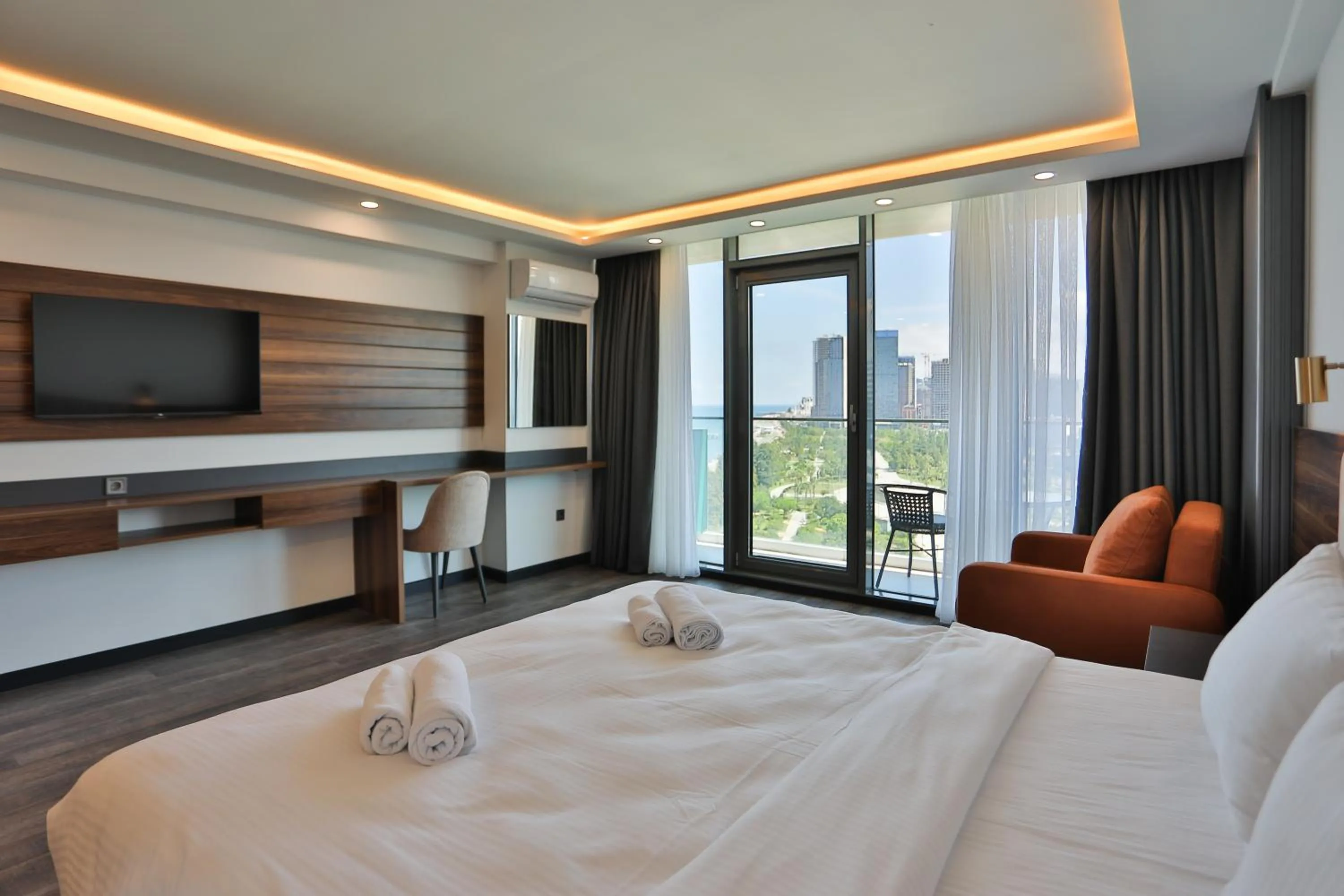 Bed in Batumi View Luxury