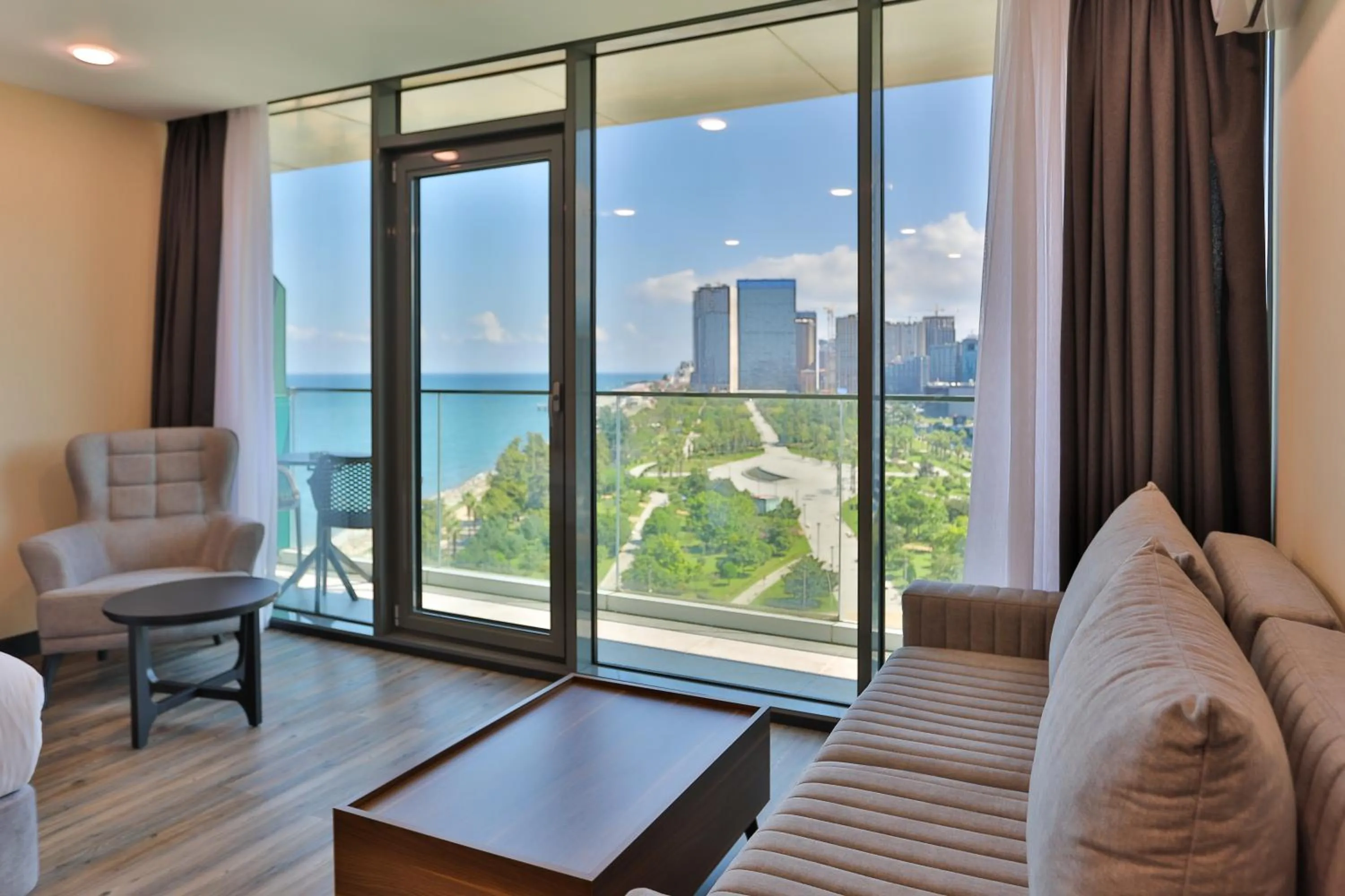 Seating area in Batumi View Luxury