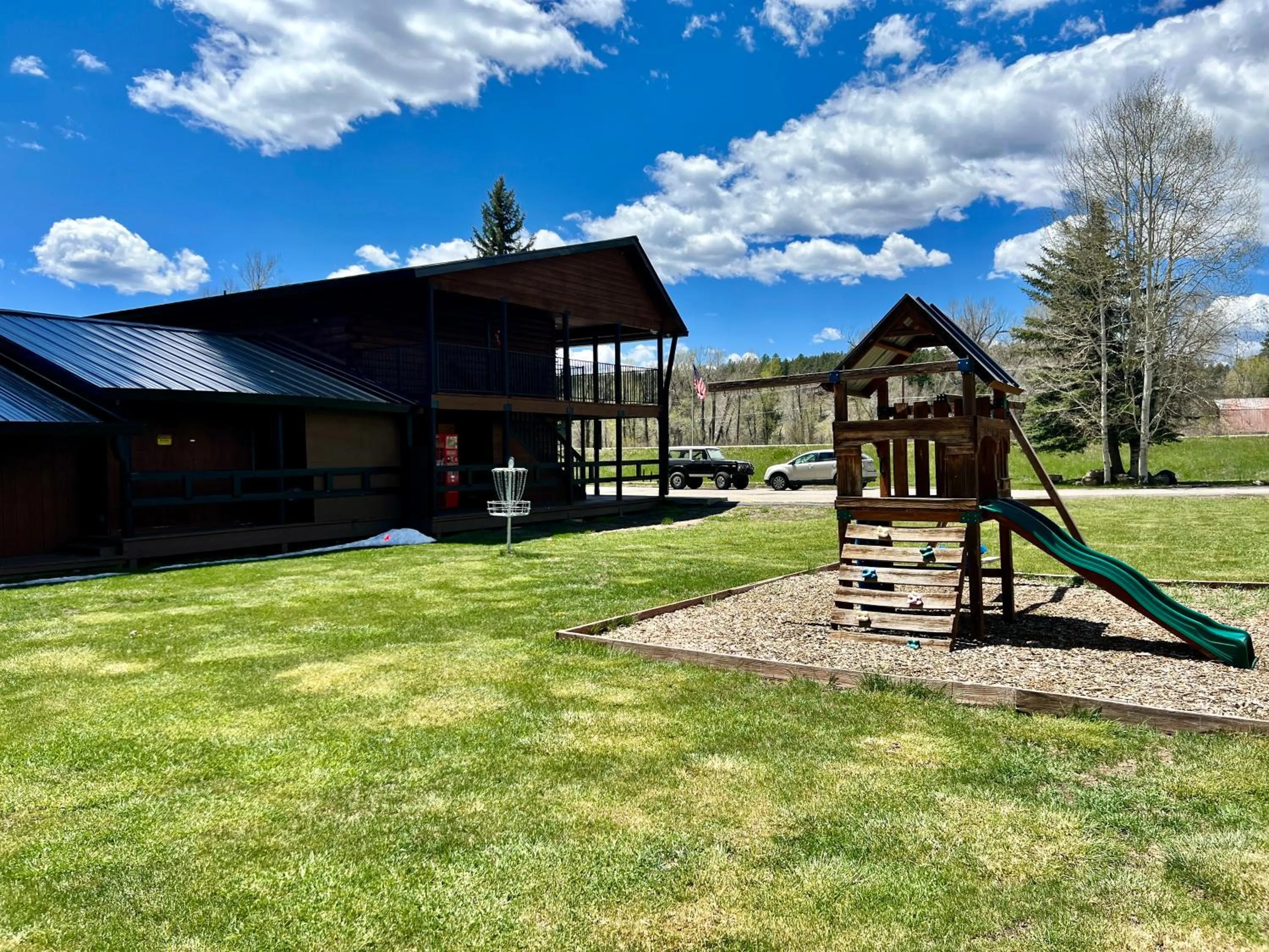 Children play ground in High Creek Lodge and Cabins