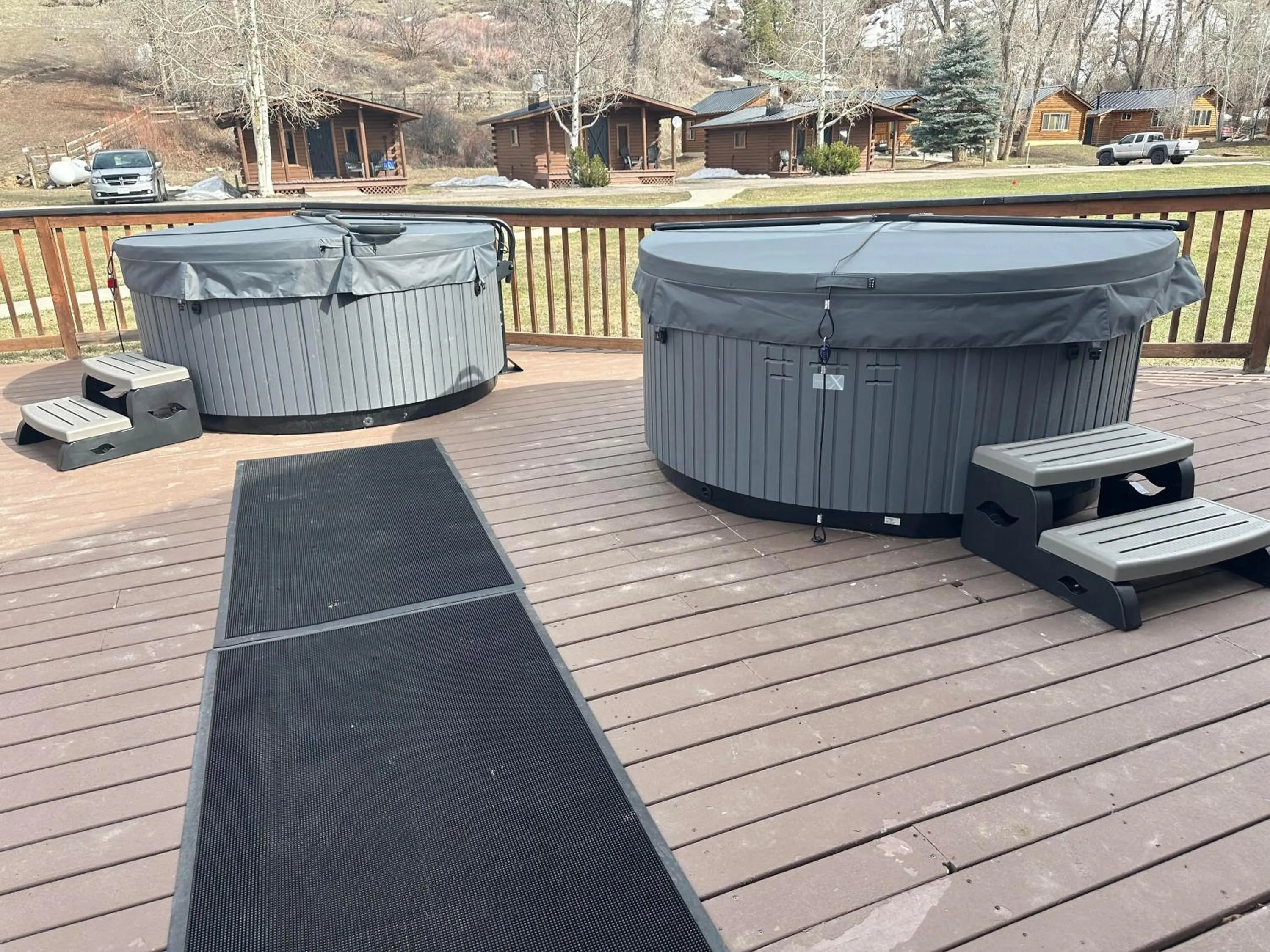 Hot Tub in High Creek Lodge and Cabins