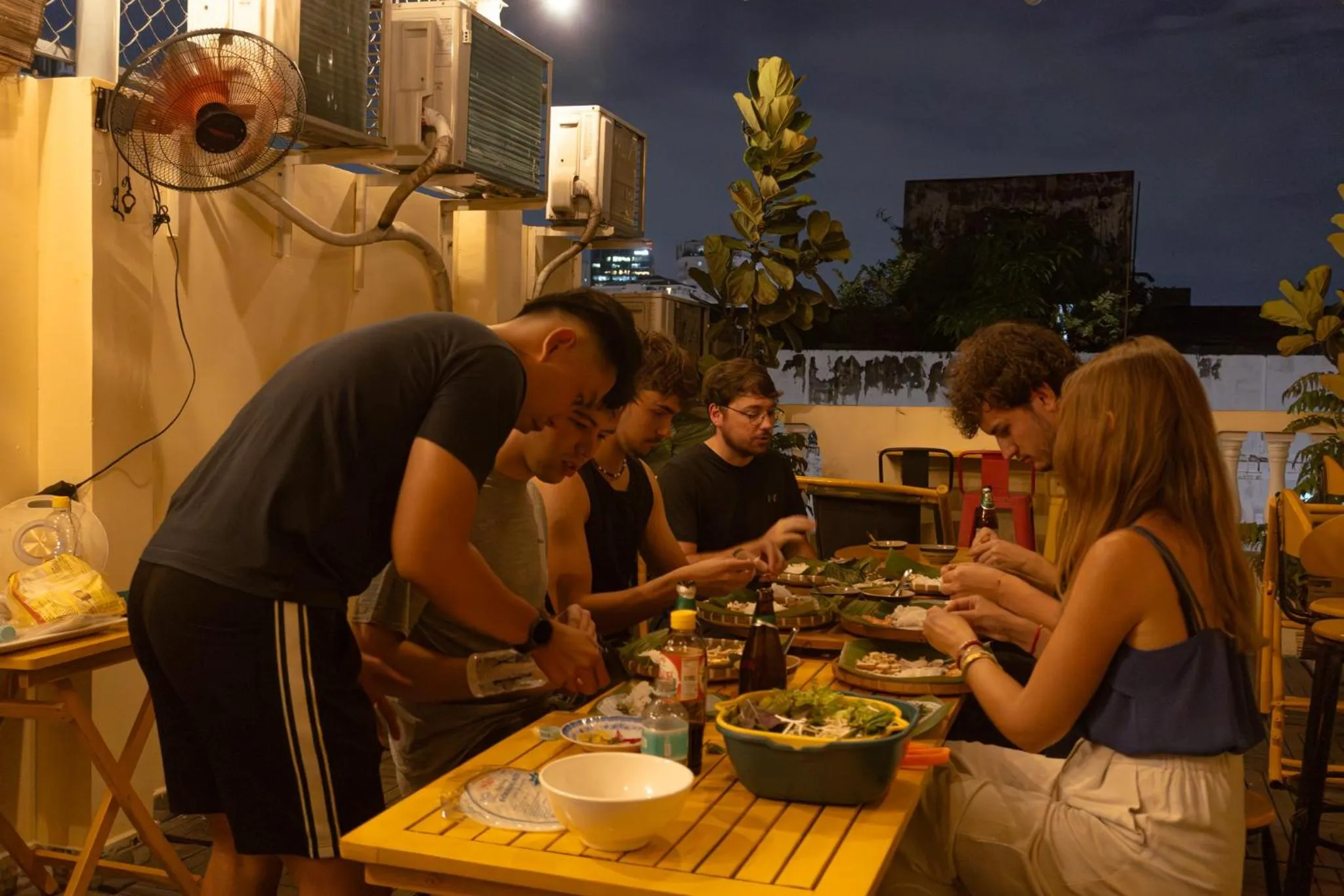 Property building in Saigon Authentic Hostel - Local Vibes, City Tours, Cooking Dinner, Evening Streetfood, Free Menu Breakfast, Gym & Rooftop