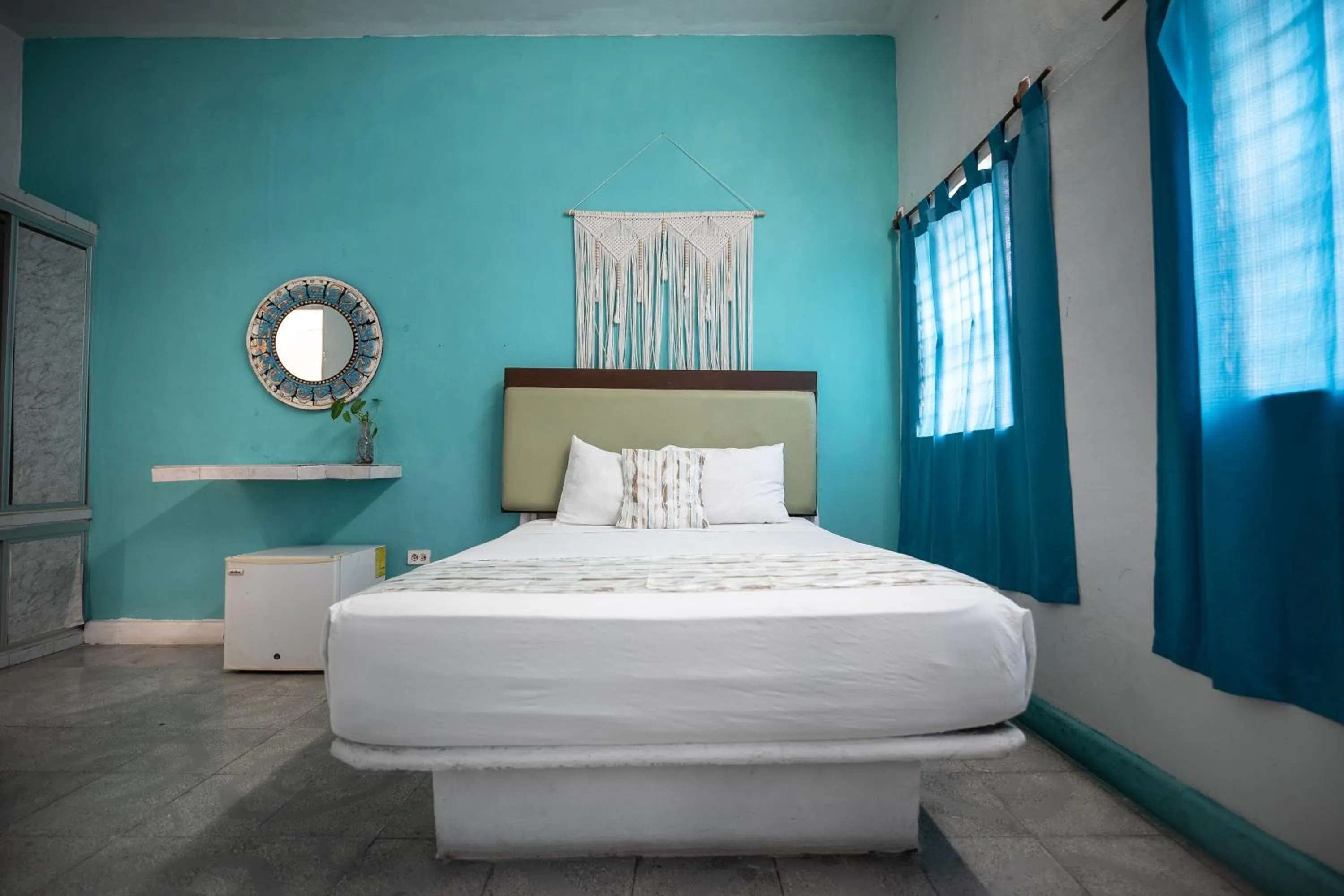 Bed in Hotel Posada Aurora