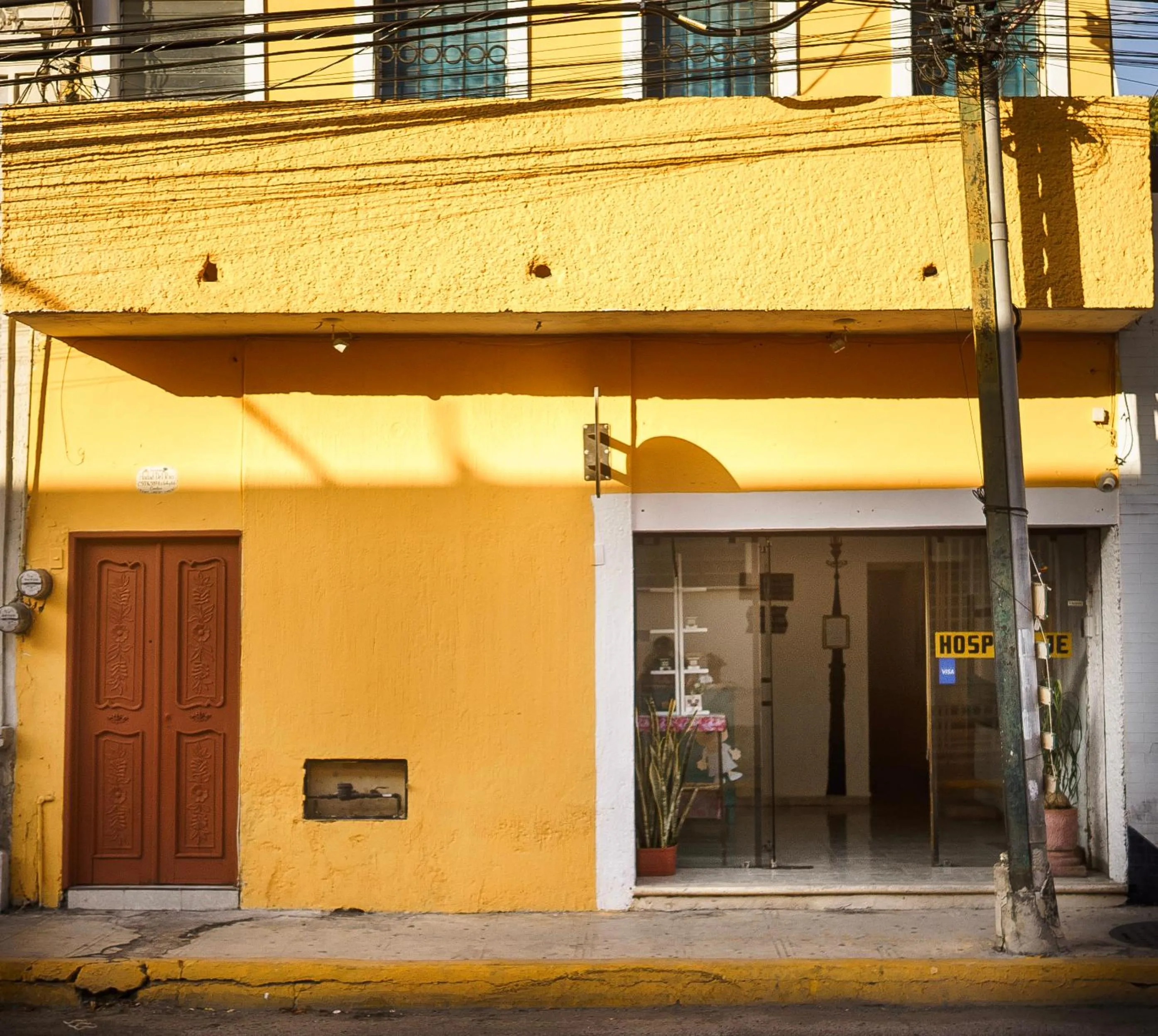 Property building in Hotel Posada Aurora
