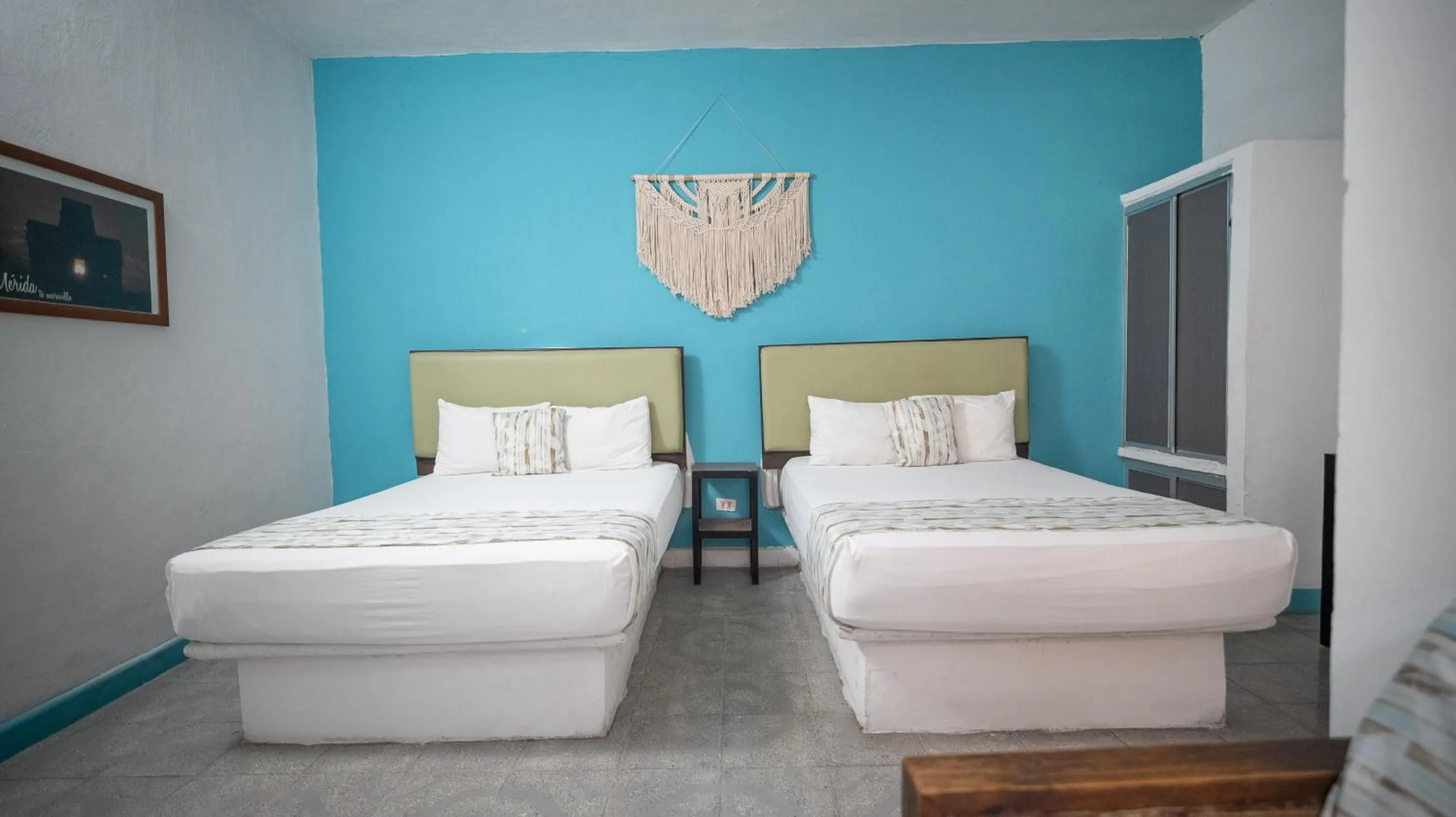 Bed in Hotel Posada Aurora