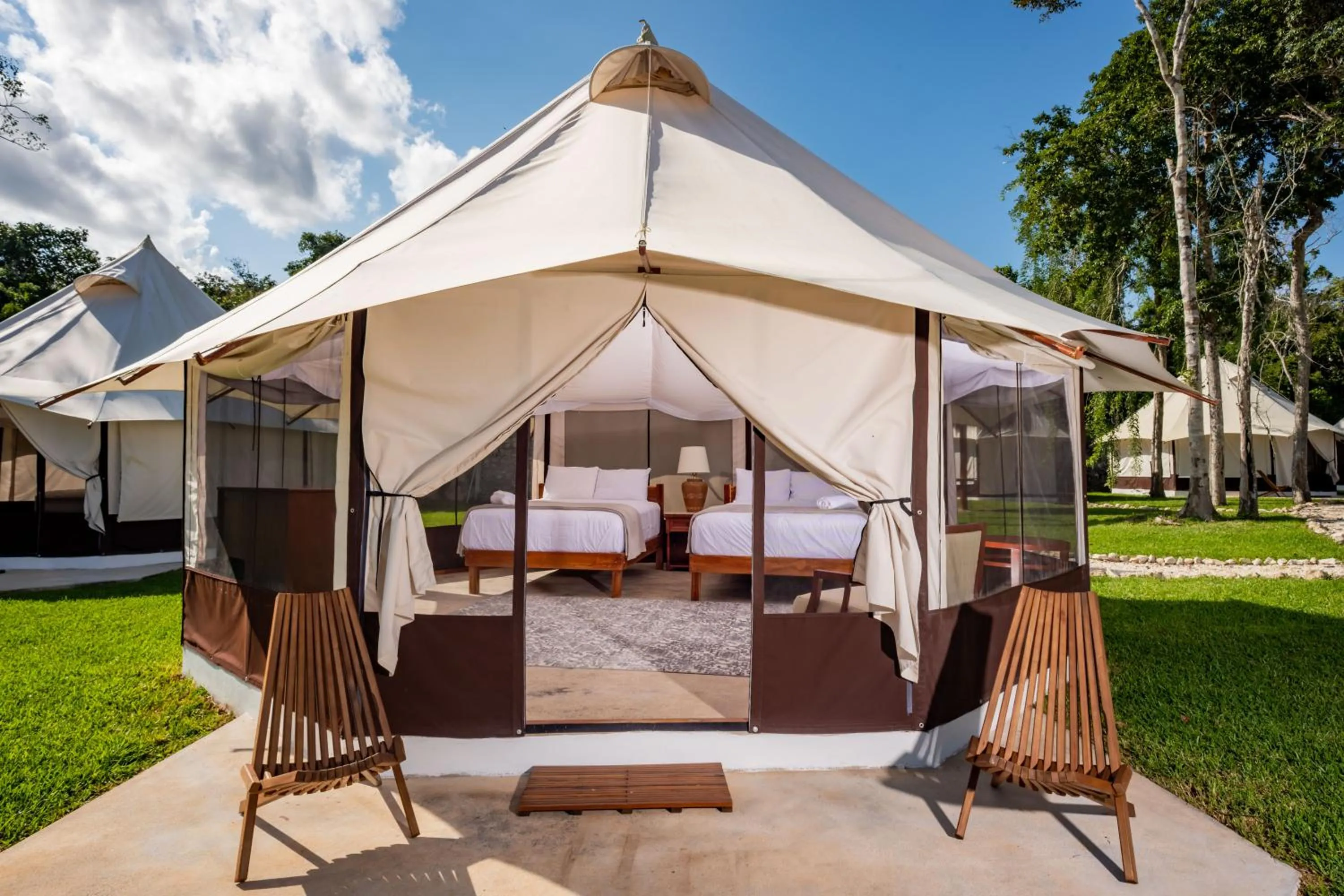 Patio in Xakluum Eco Glampings