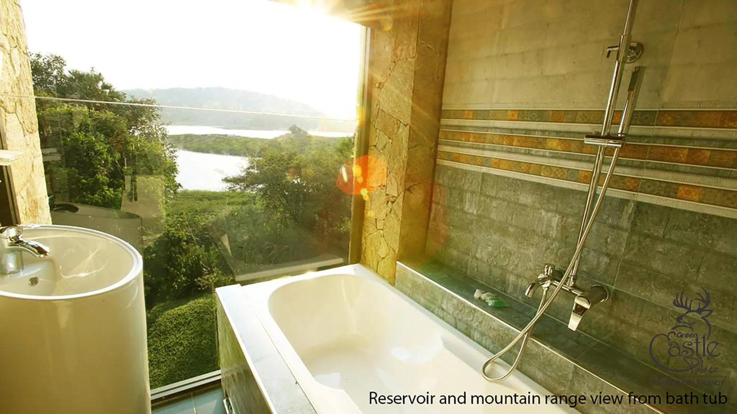 Bathroom in castle palace kandy