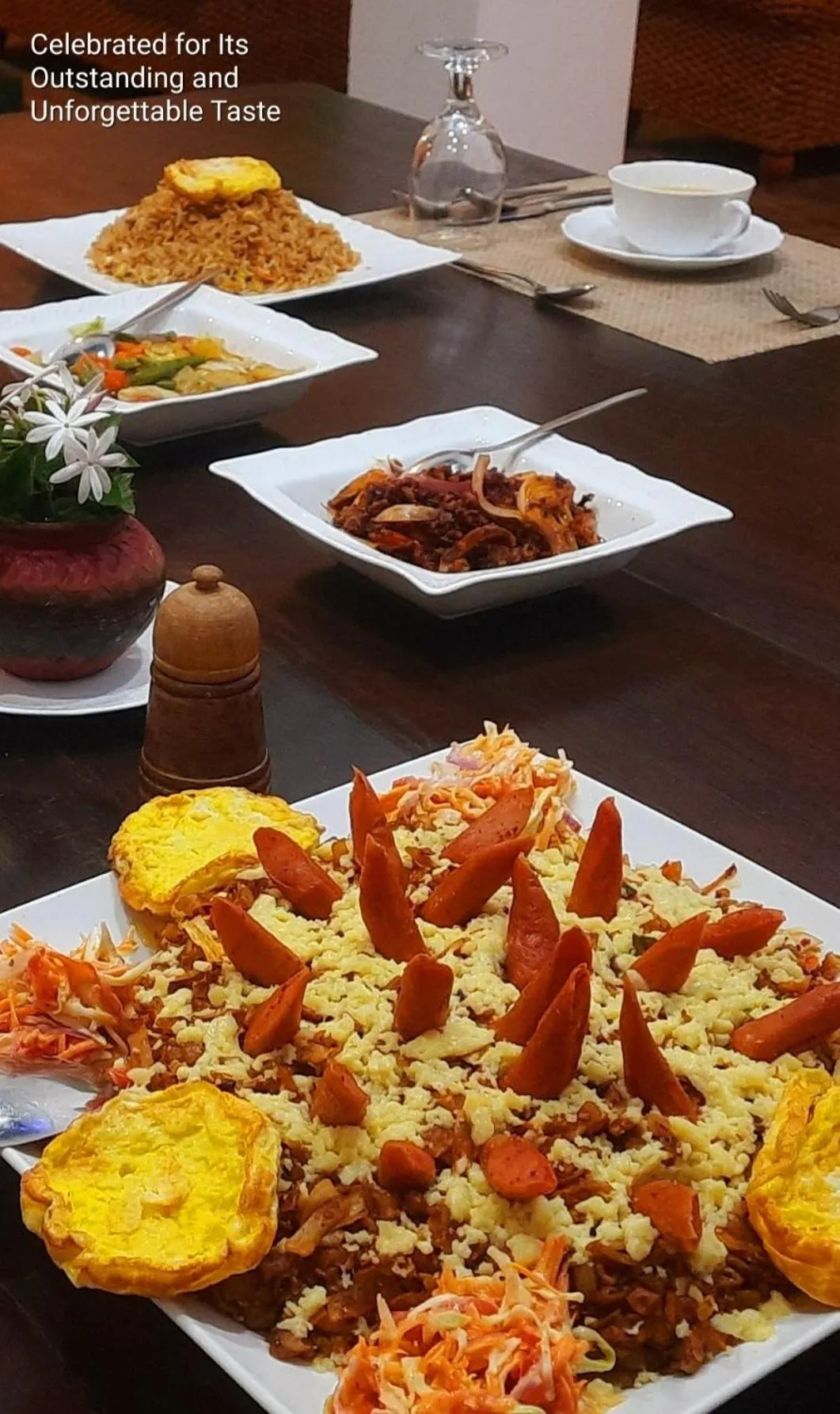 Restaurant/places to eat in castle palace kandy