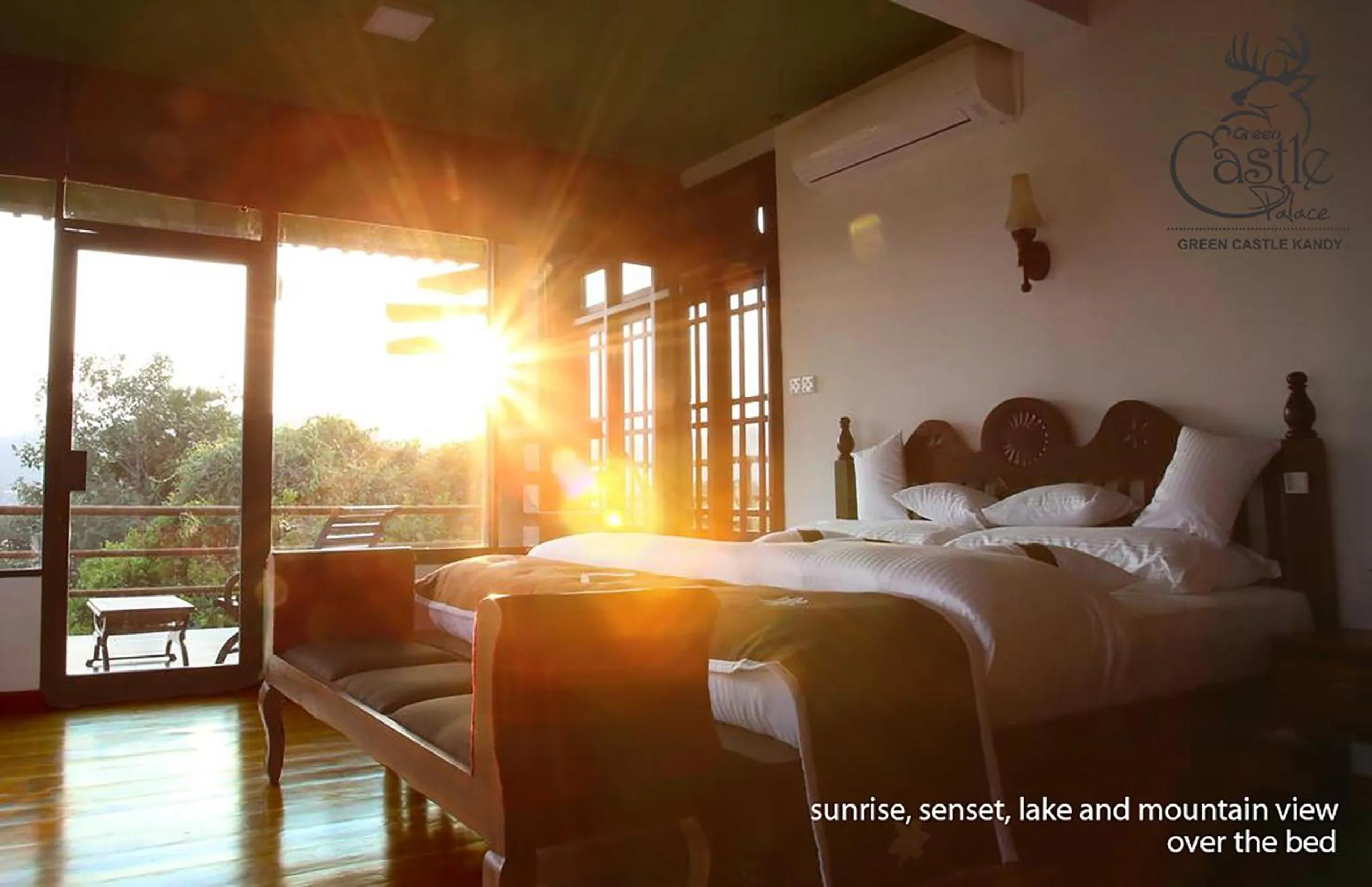 Bed in castle palace kandy