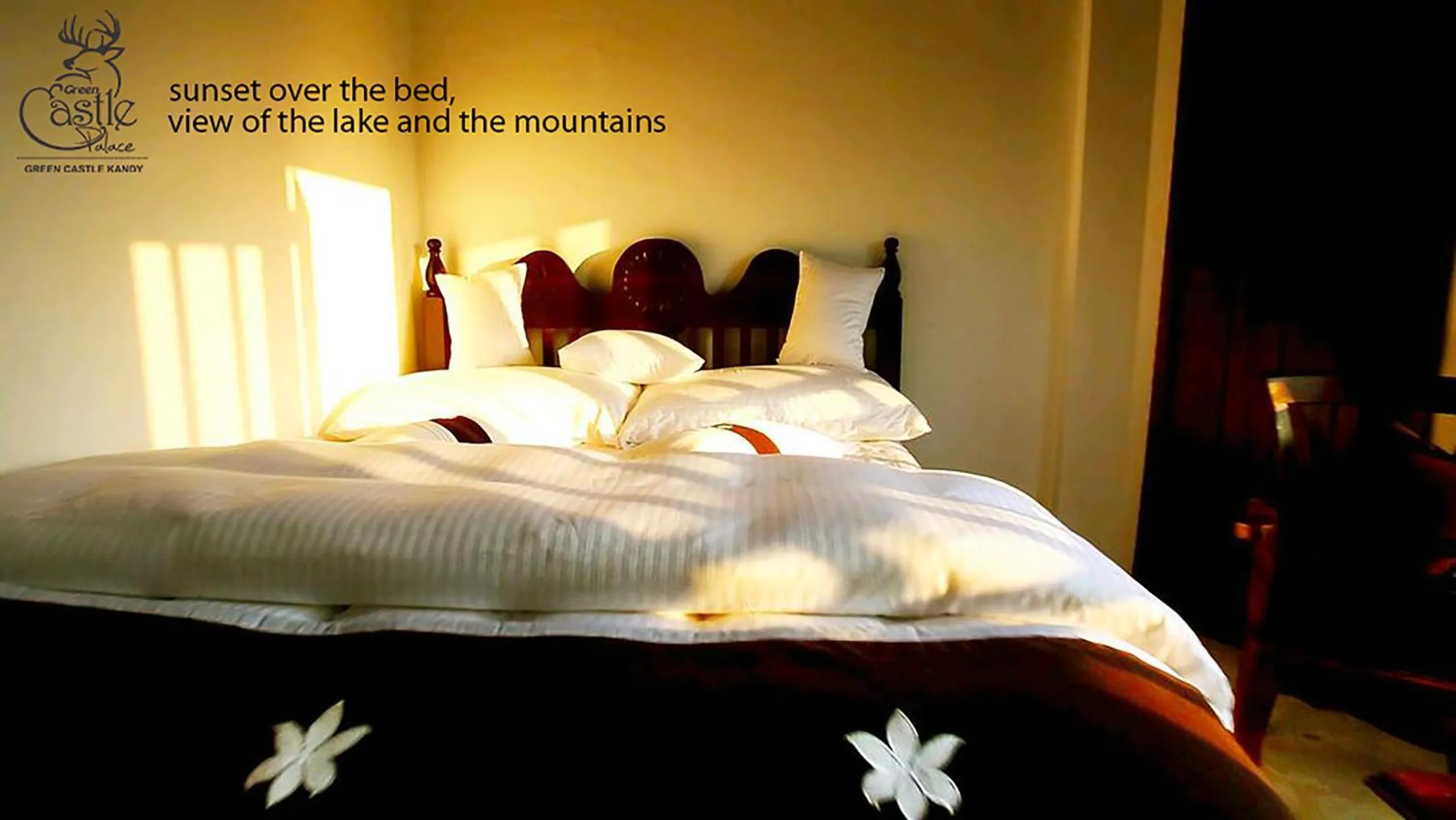 Bed in castle palace kandy