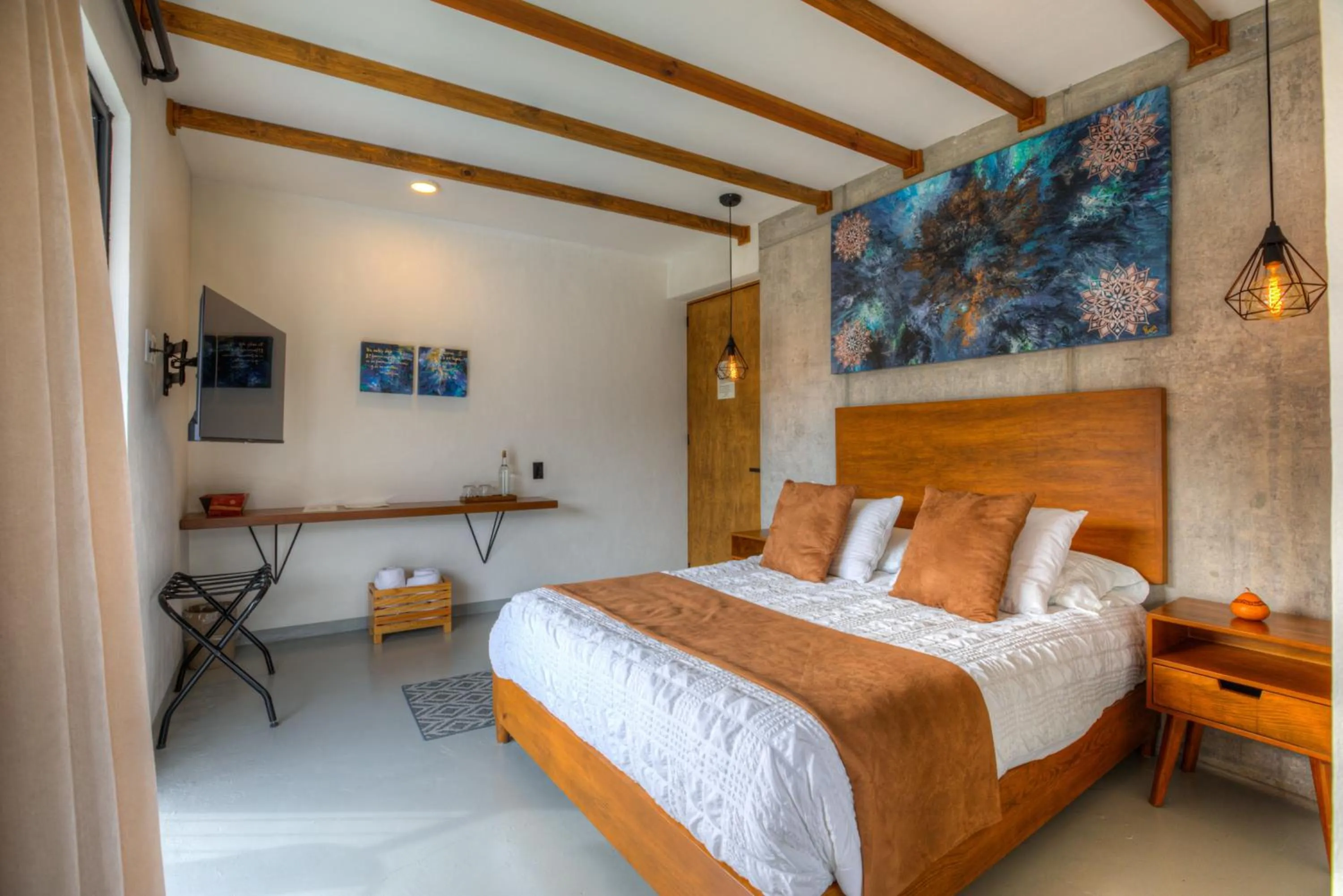 Bed in Casa Ehua Hotel Galería