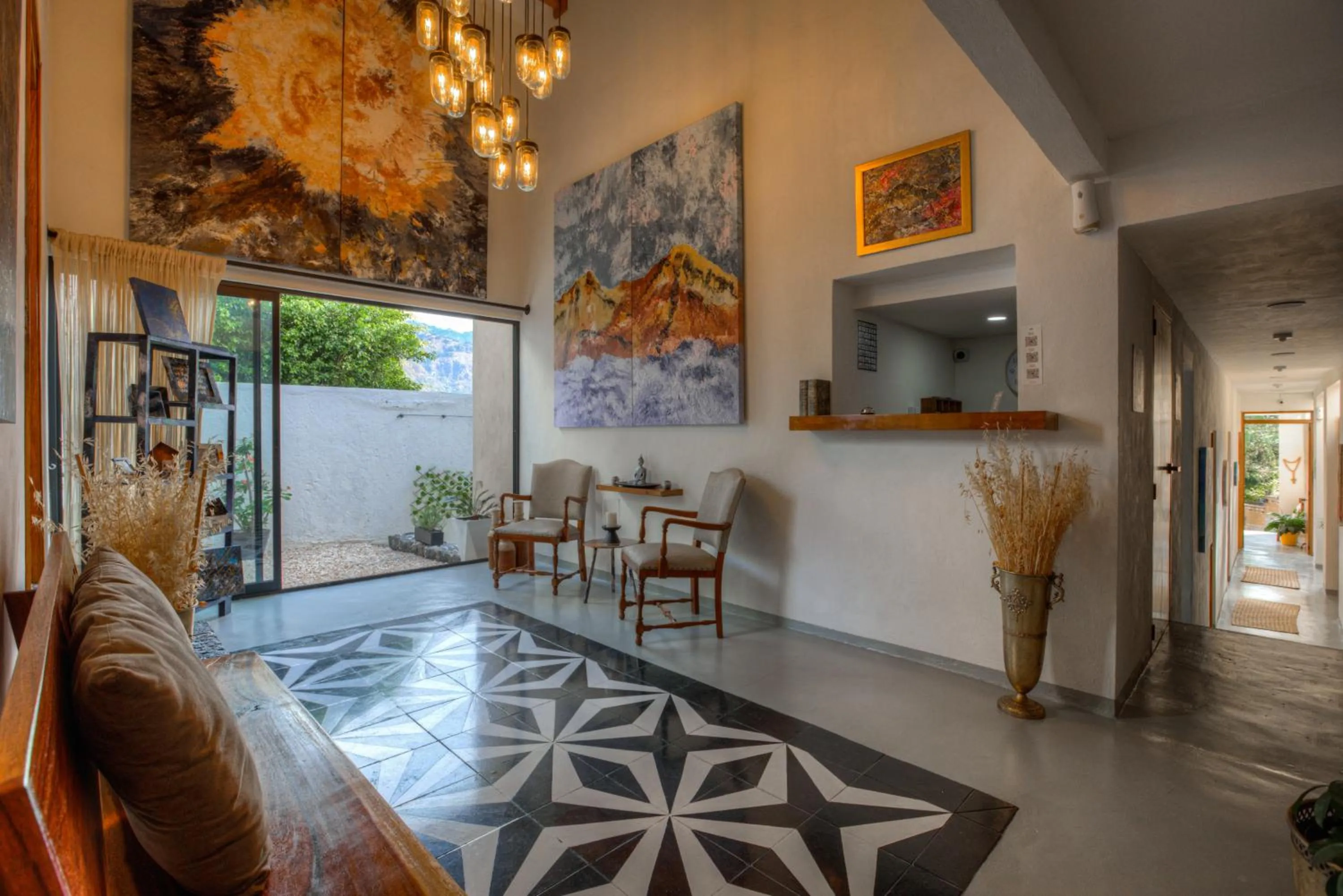 Decorative detail in Casa Ehua Hotel Galería