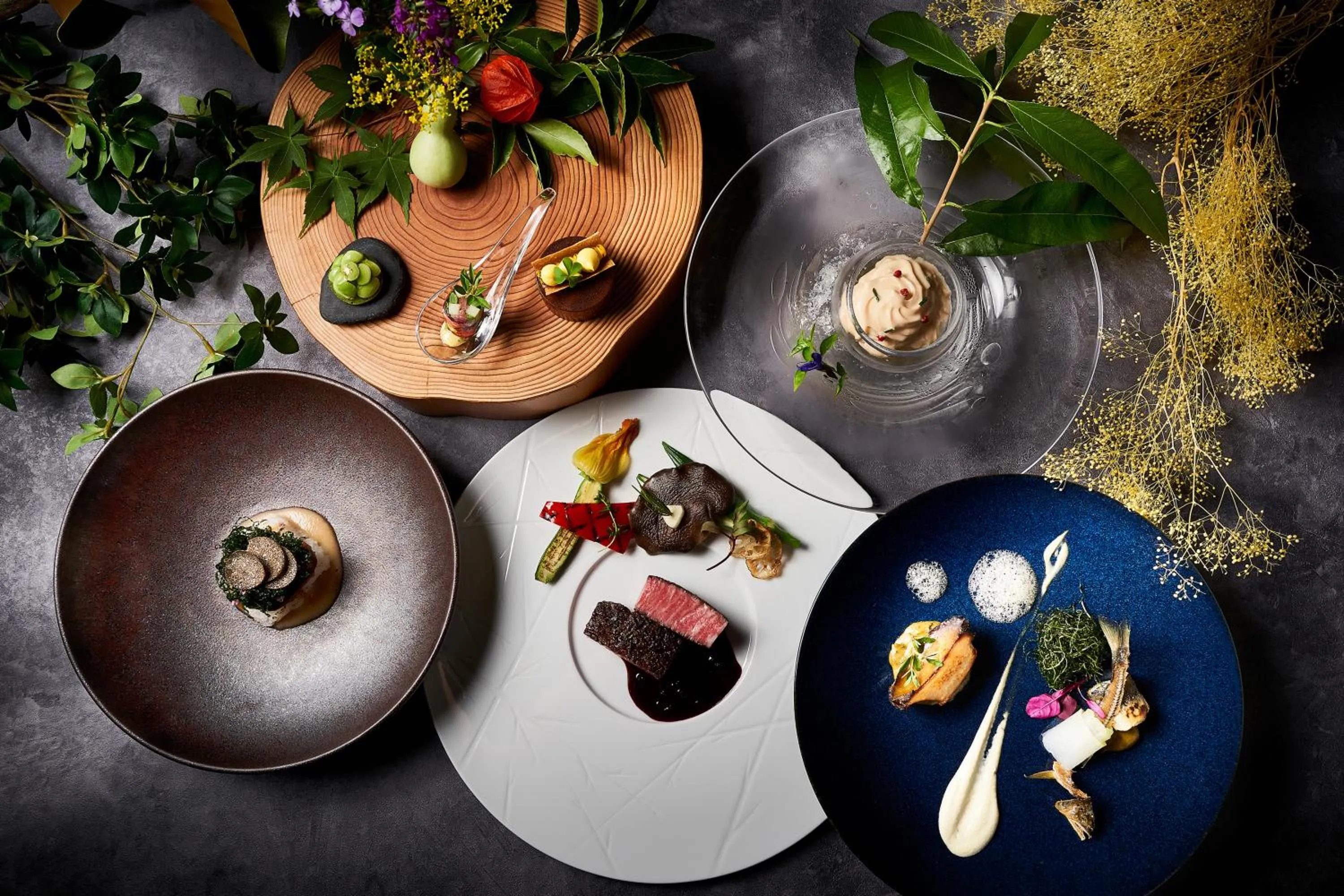 Dinner in Sanso Amanosato