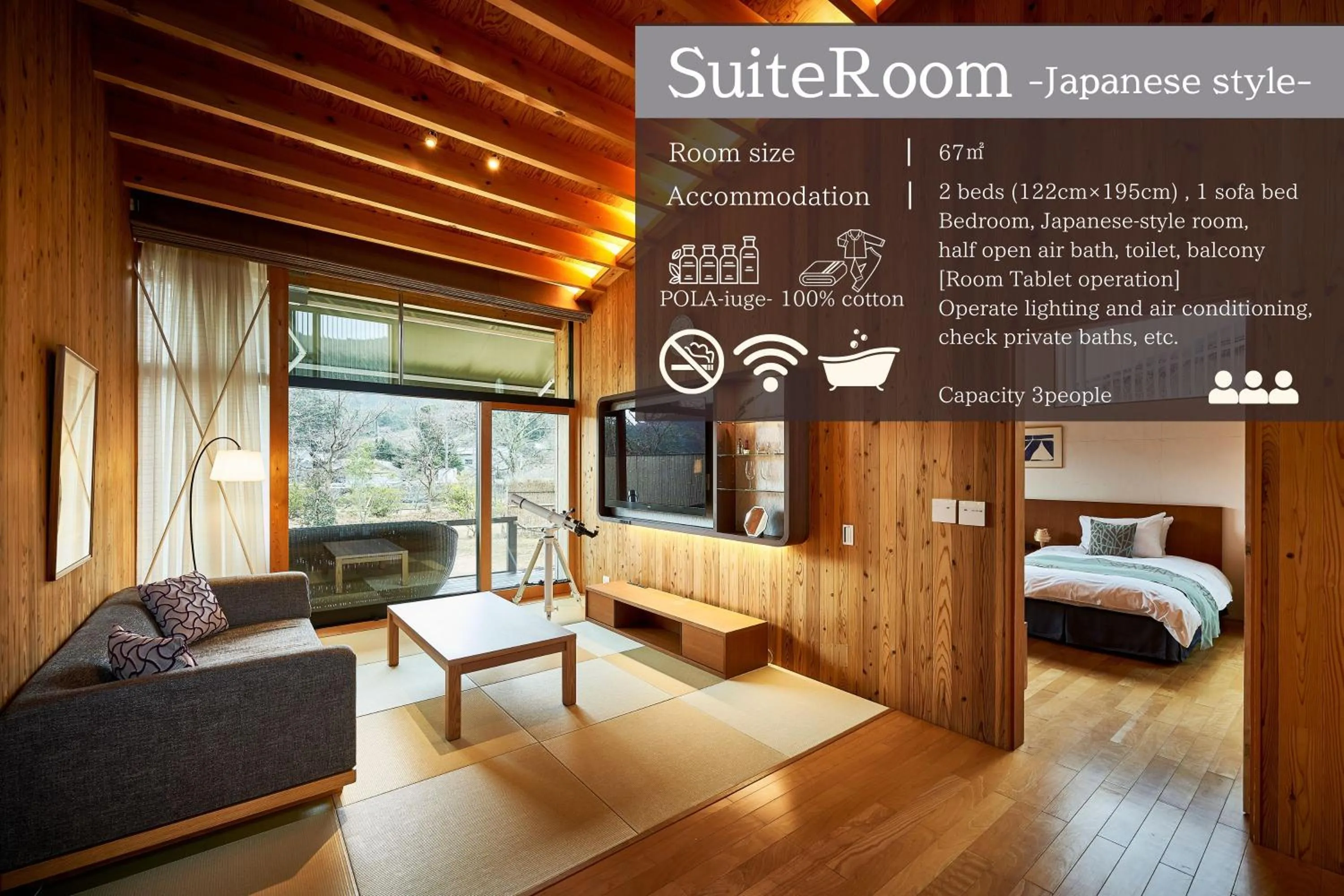 Photo of the whole room, Bed in Sanso Amanosato