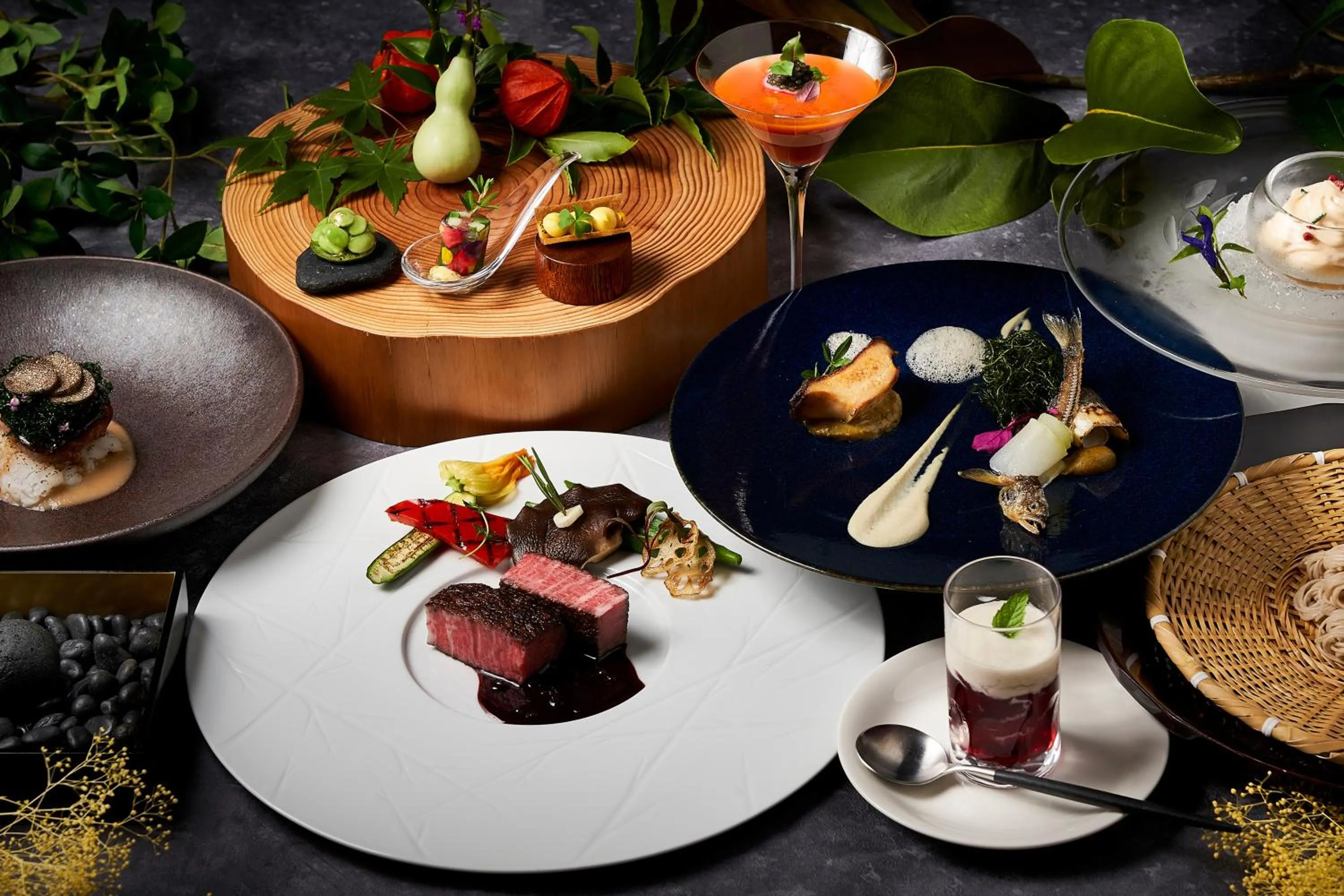 Dinner in Sanso Amanosato