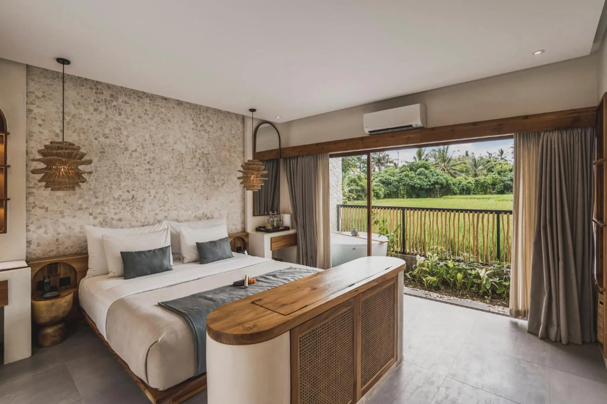View (from property/room), Bed in Suara Alam Ubud Villa by Ini Vie Hospitality