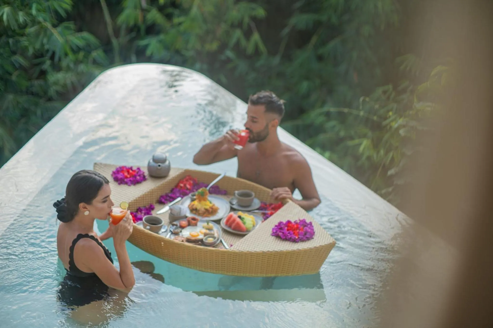 Breakfast in Suara Alam Ubud Villa by Ini Vie Hospitality