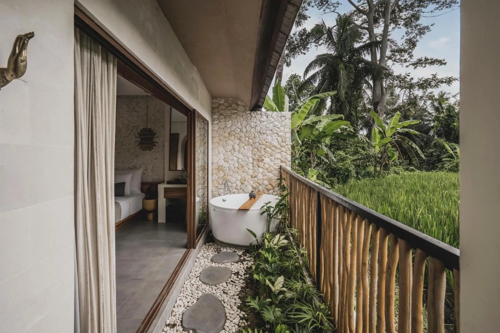 Bathroom in Suara Alam Ubud Villa by Ini Vie Hospitality