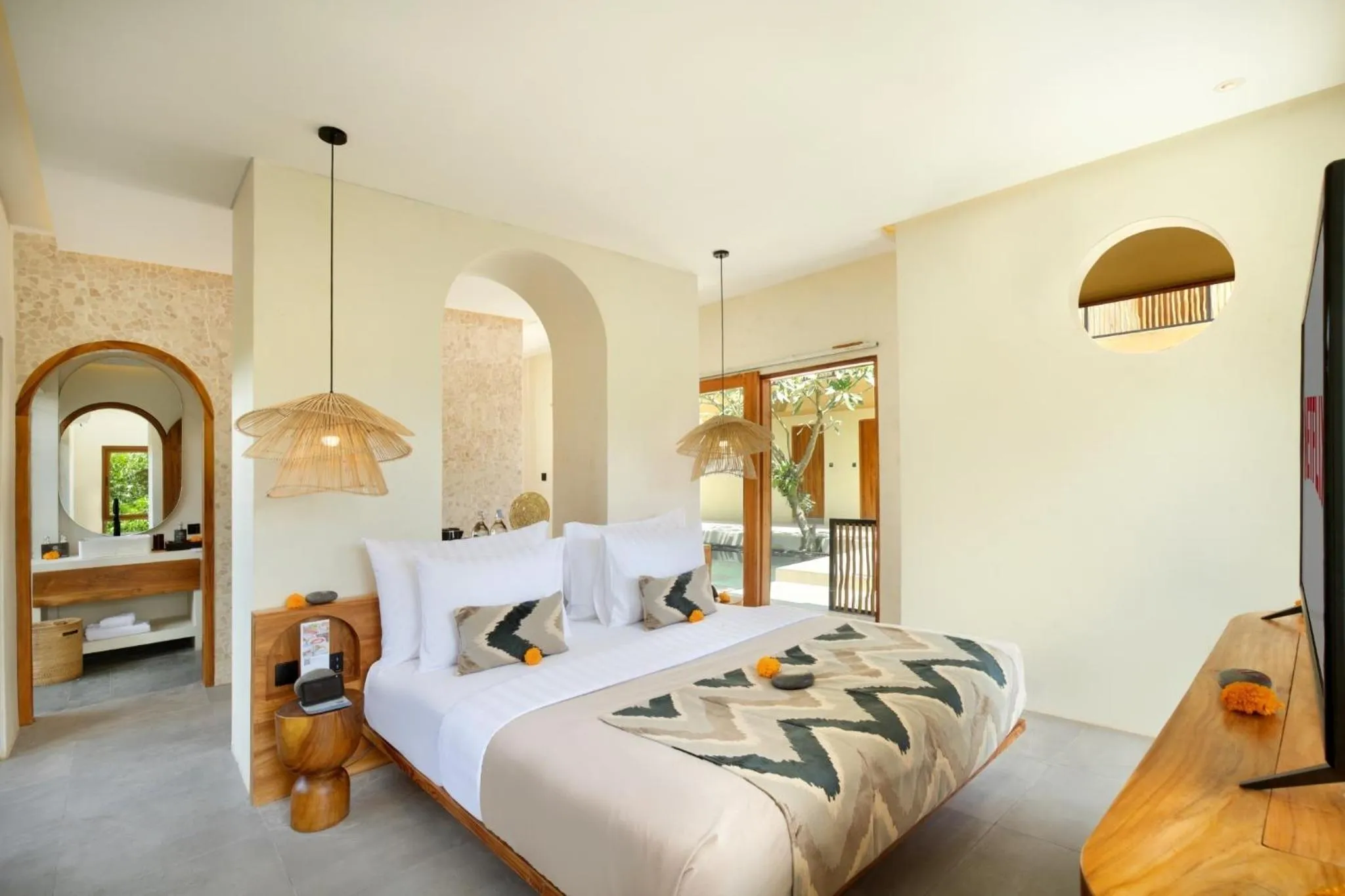 Bedroom, Bed in Suara Alam Ubud Villa by Ini Vie Hospitality