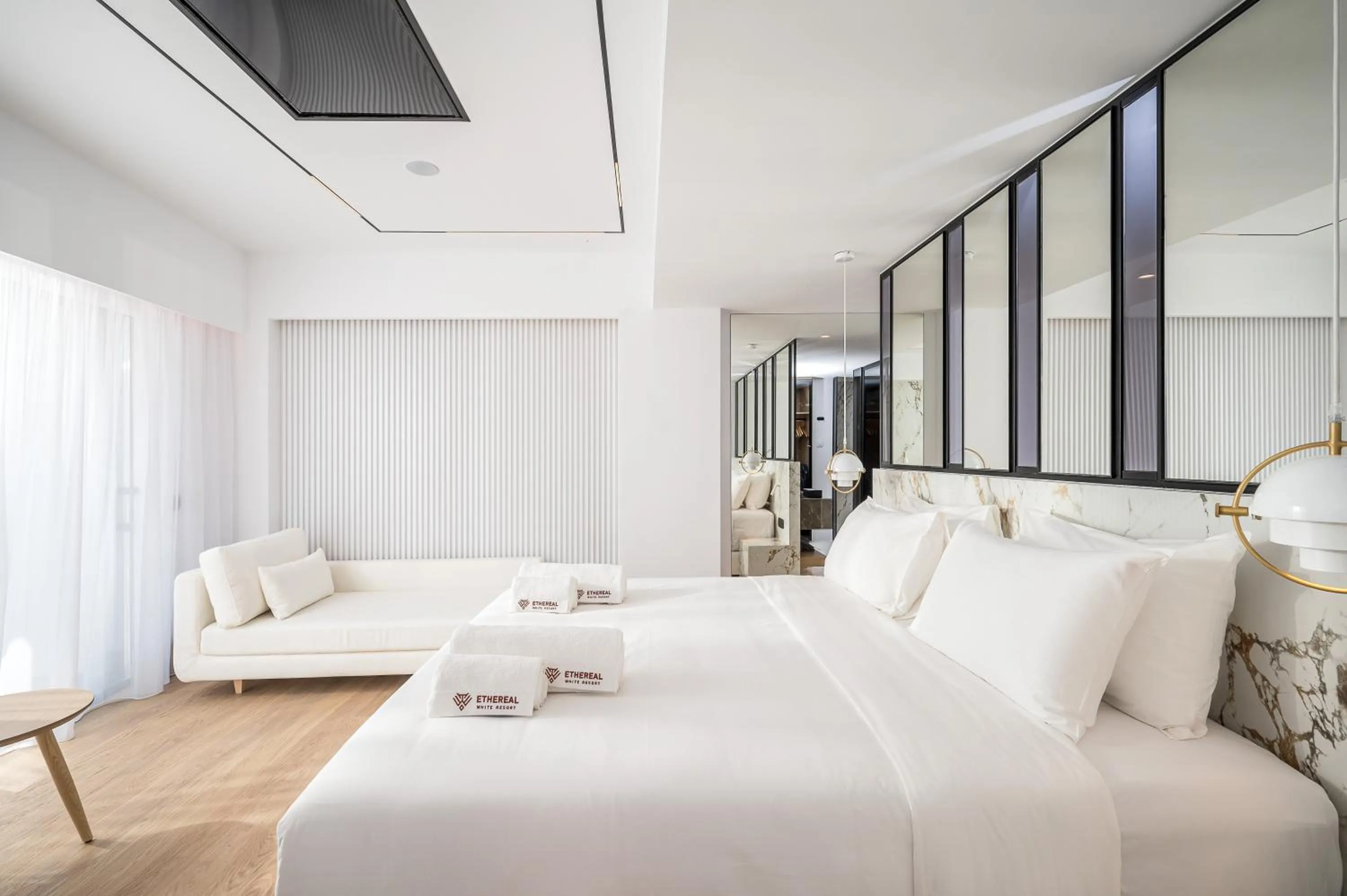 Bed in Ethereal White Resort Hotel & Spa - Adults Only
