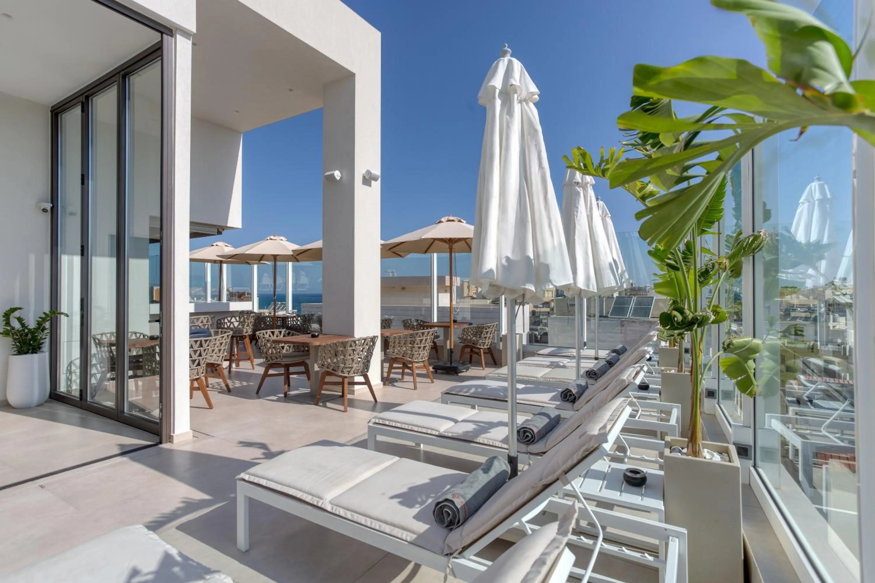 Patio in Ethereal White Resort Hotel & Spa - Adults Only