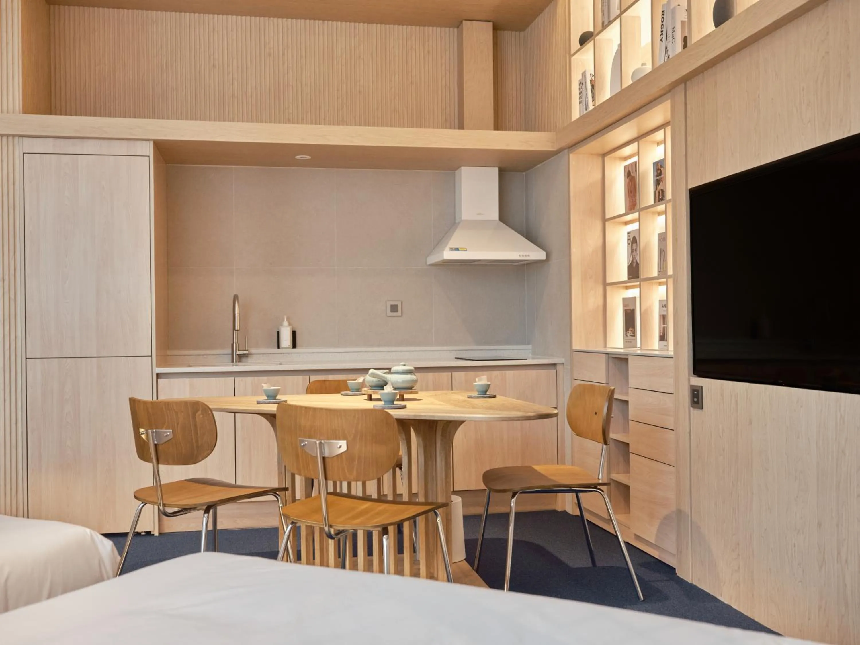 kitchen in UH Suite Seoul Square