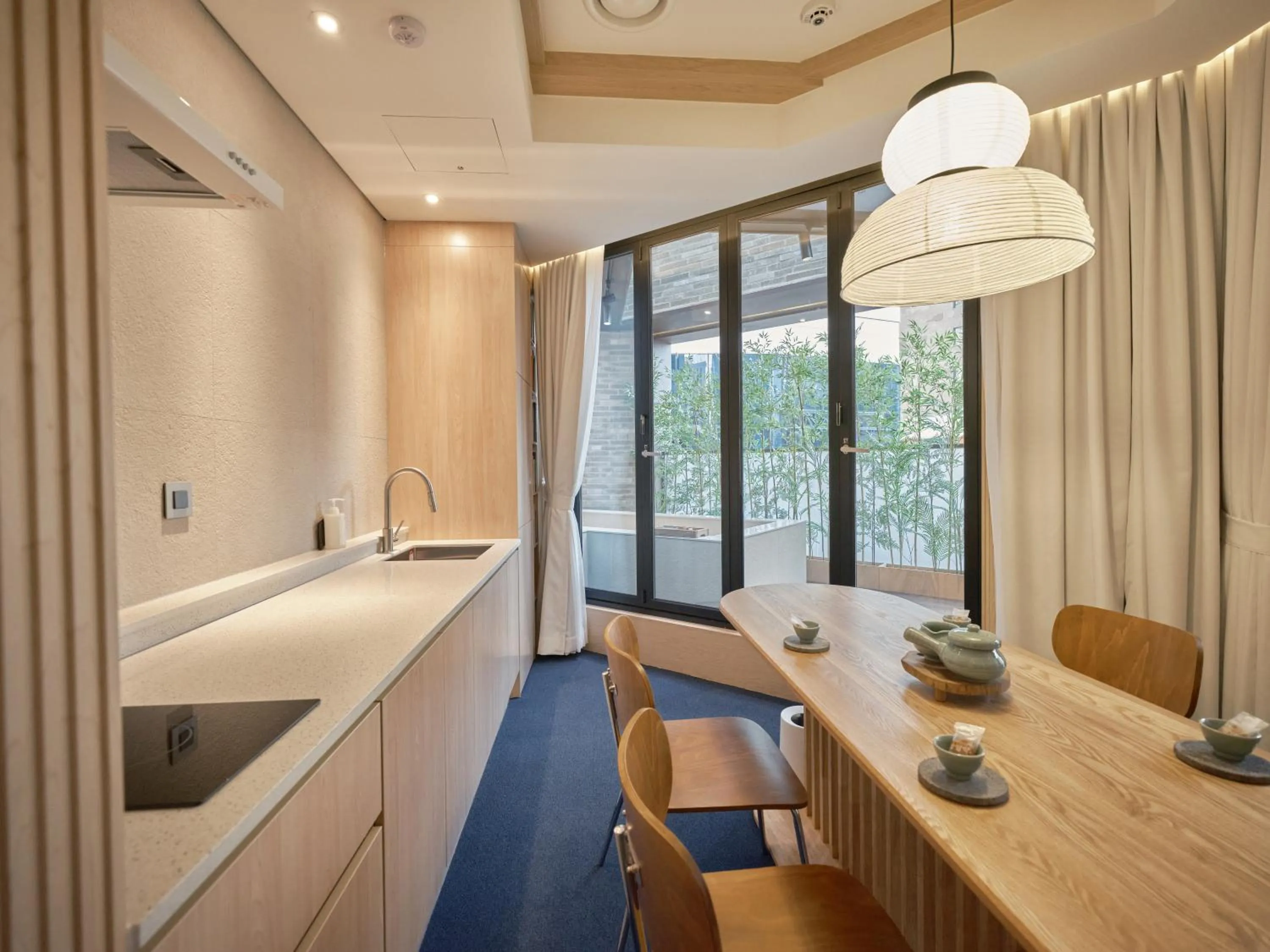 kitchen in UH Suite Seoul Square